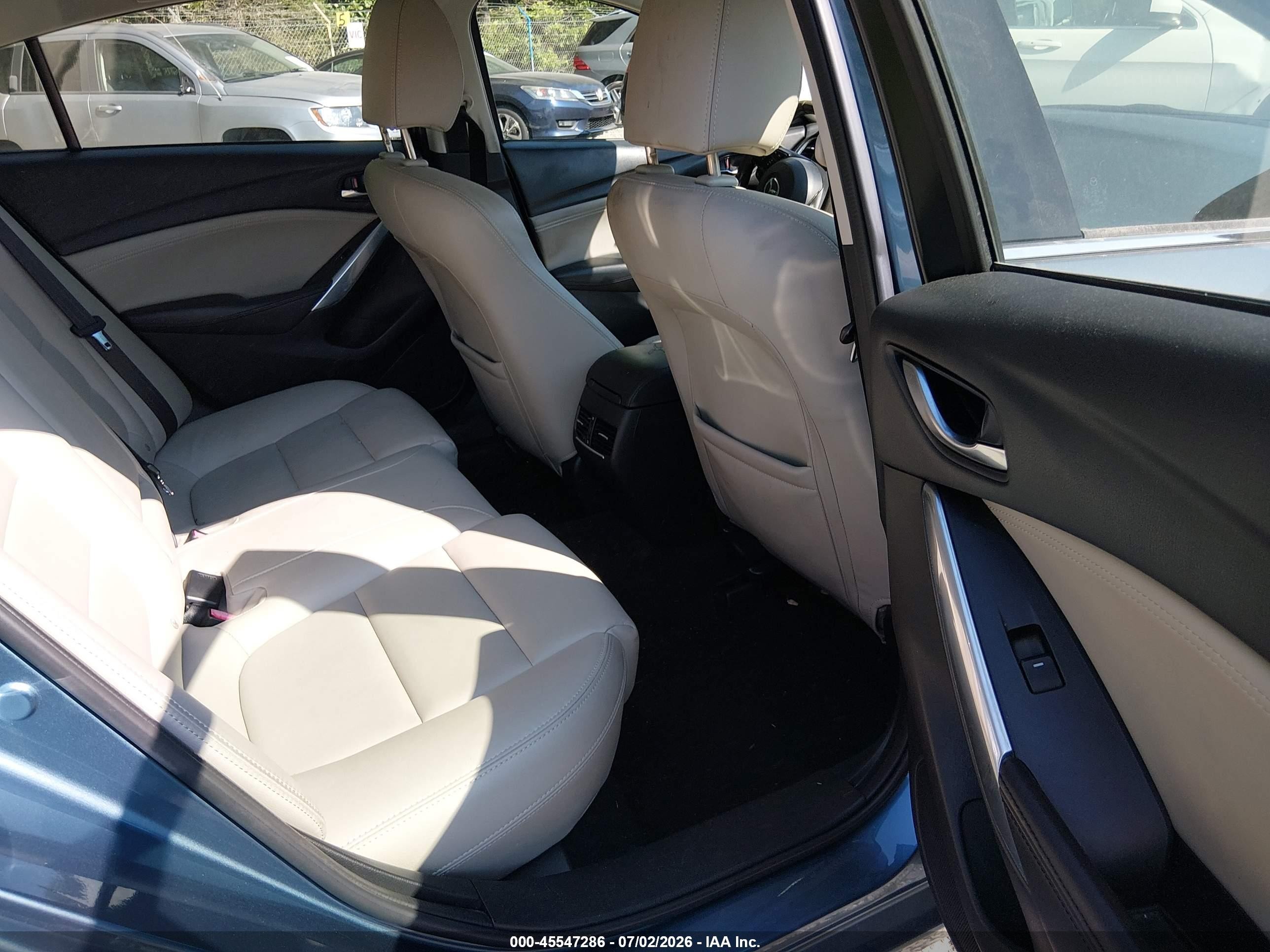 2015 Mazda Mazda6 I Touring Blue vin: JM1GJ1T51F1222994