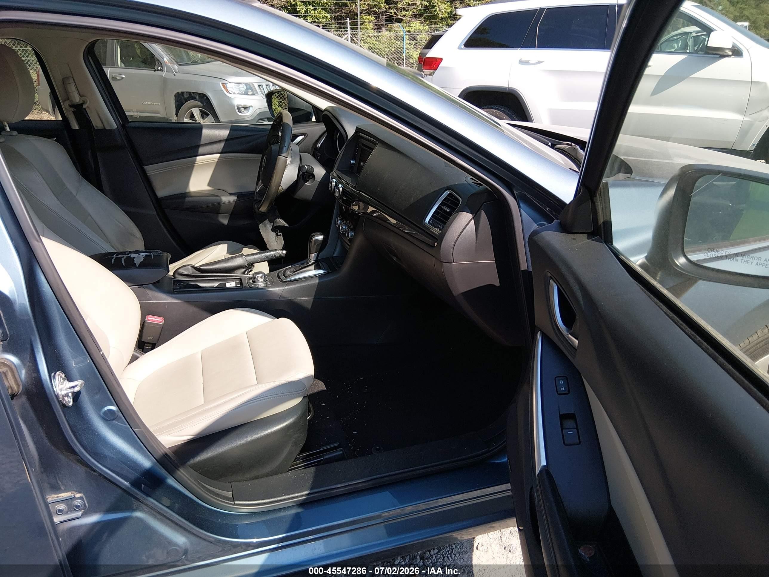 2015 Mazda Mazda6 I Touring Blue vin: JM1GJ1T51F1222994