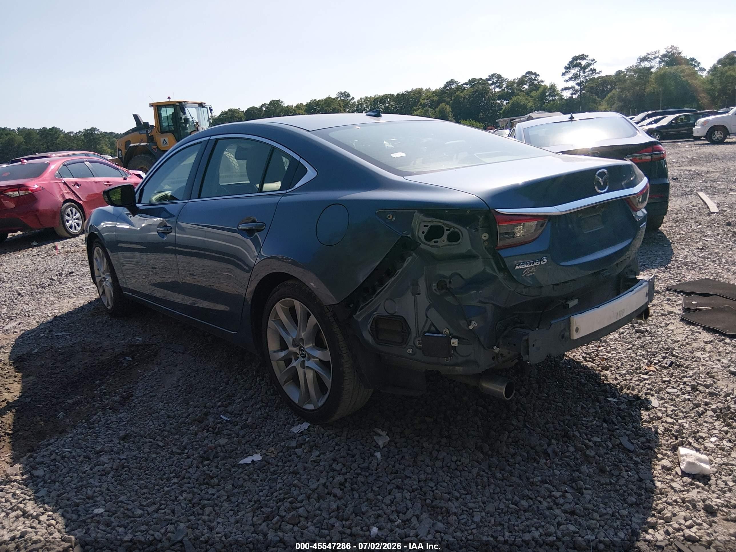 2015 Mazda Mazda6 I Touring Blue vin: JM1GJ1T51F1222994