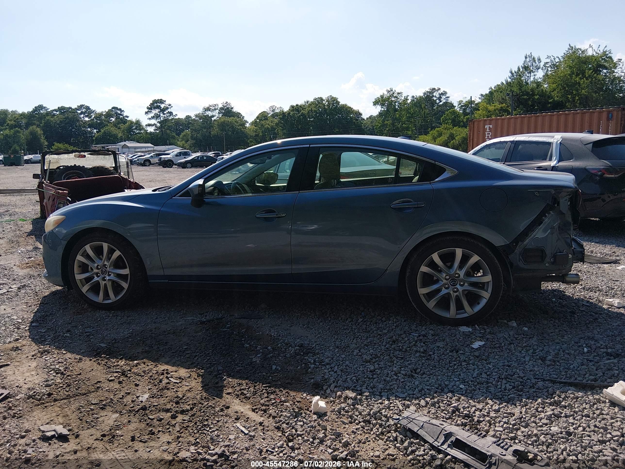 2015 Mazda Mazda6 I Touring Blue vin: JM1GJ1T51F1222994