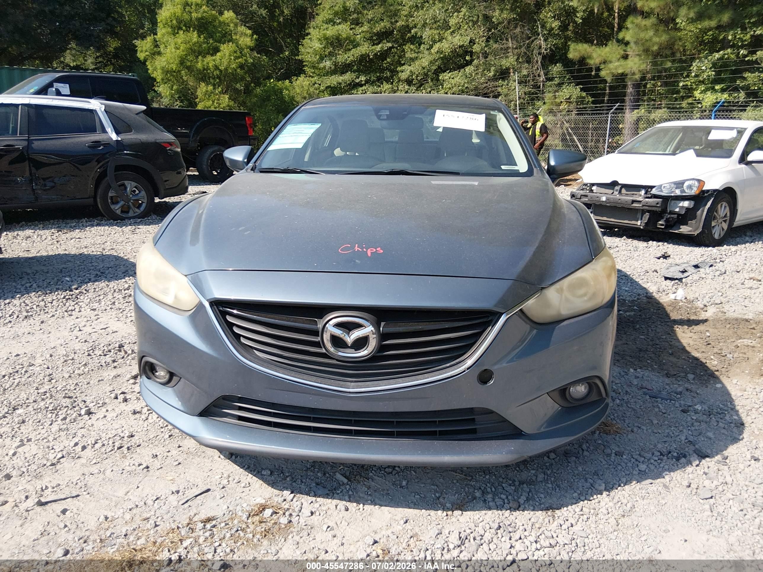 2015 Mazda Mazda6 I Touring Blue vin: JM1GJ1T51F1222994