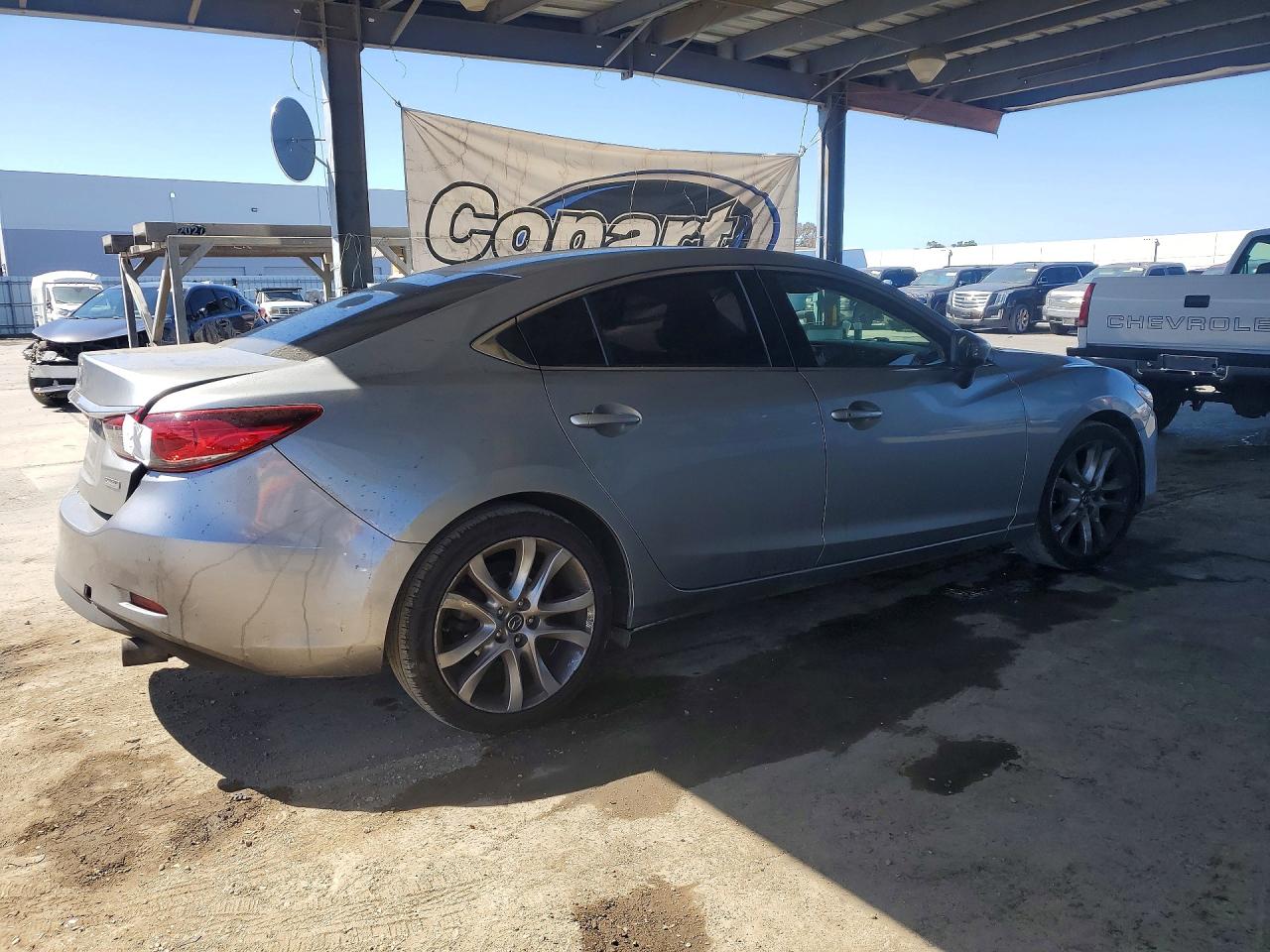 2014 Mazda 6 Touring Silver vin: JM1GJ1T53E1106596