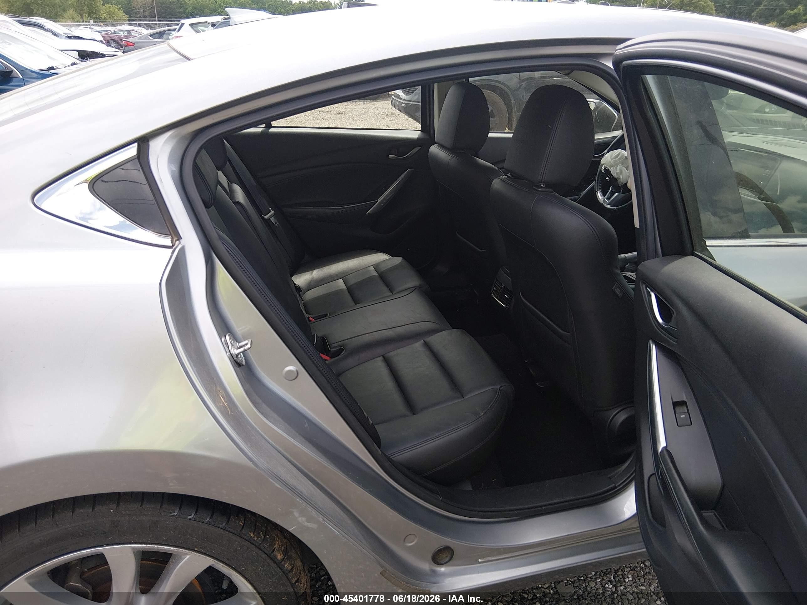 2015 Mazda Mazda6 I Touring Silver vin: JM1GJ1T53F1208370