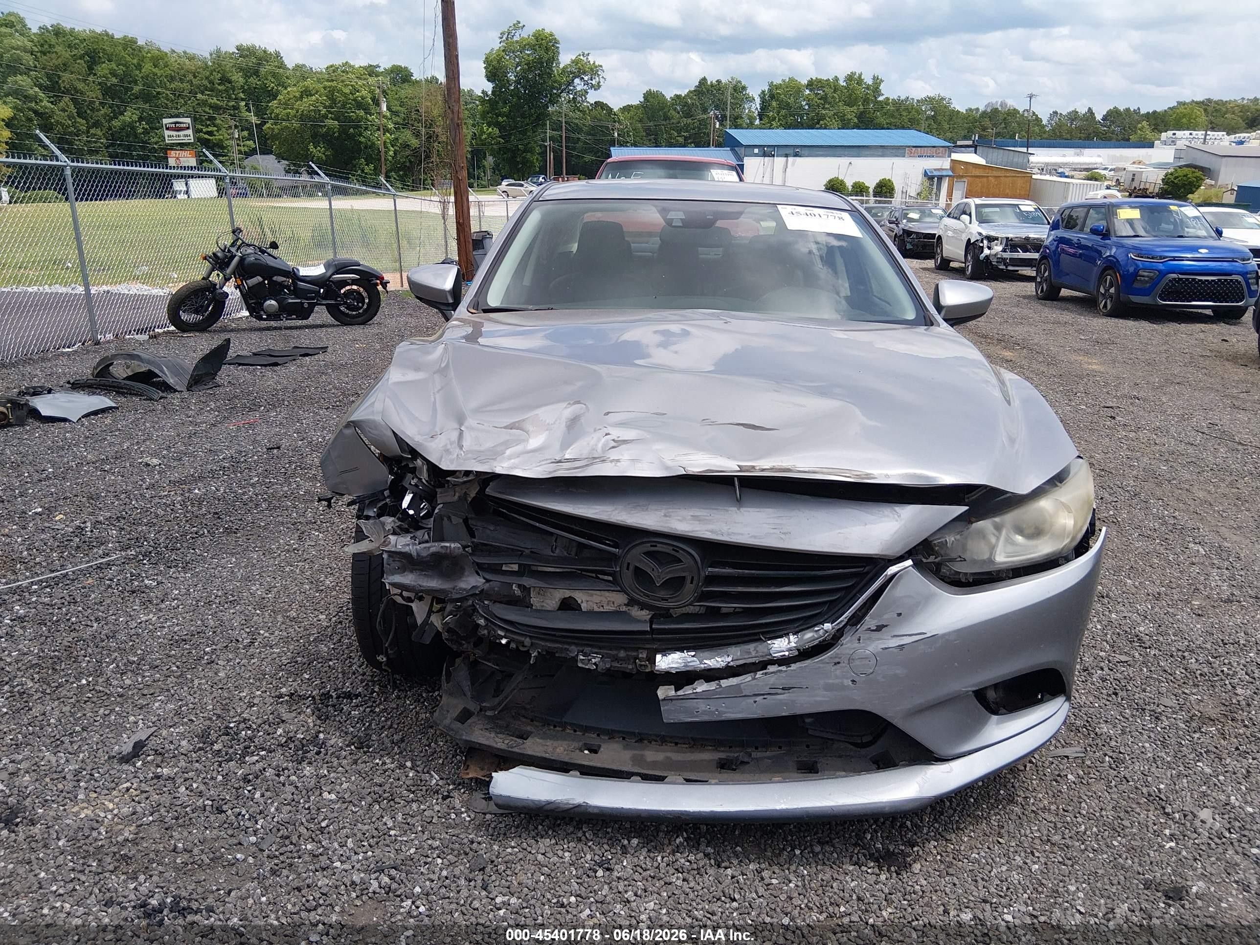 2015 Mazda Mazda6 I Touring Silver vin: JM1GJ1T53F1208370