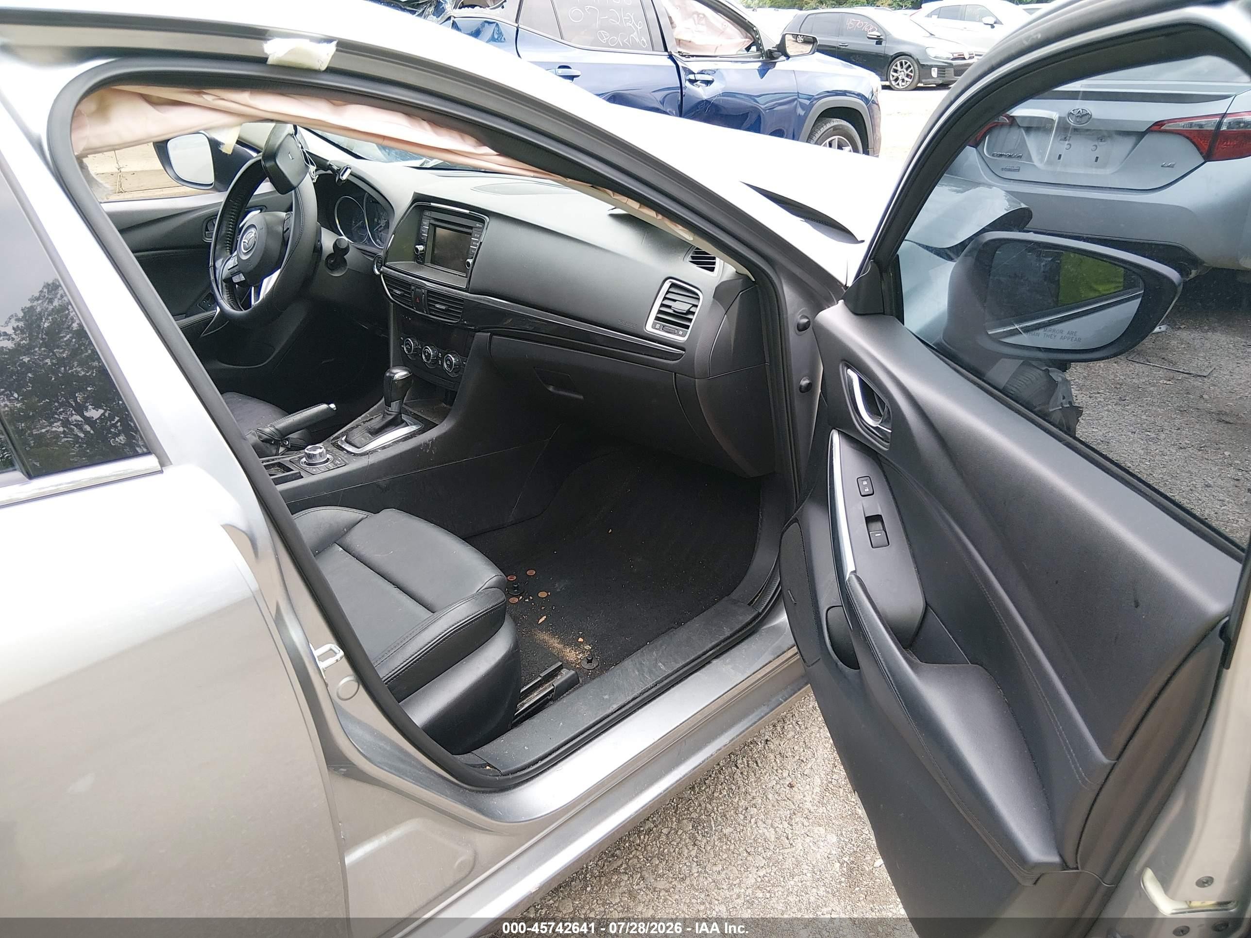 2015 Mazda Mazda6 I Touring Silver vin: JM1GJ1T55F1214543