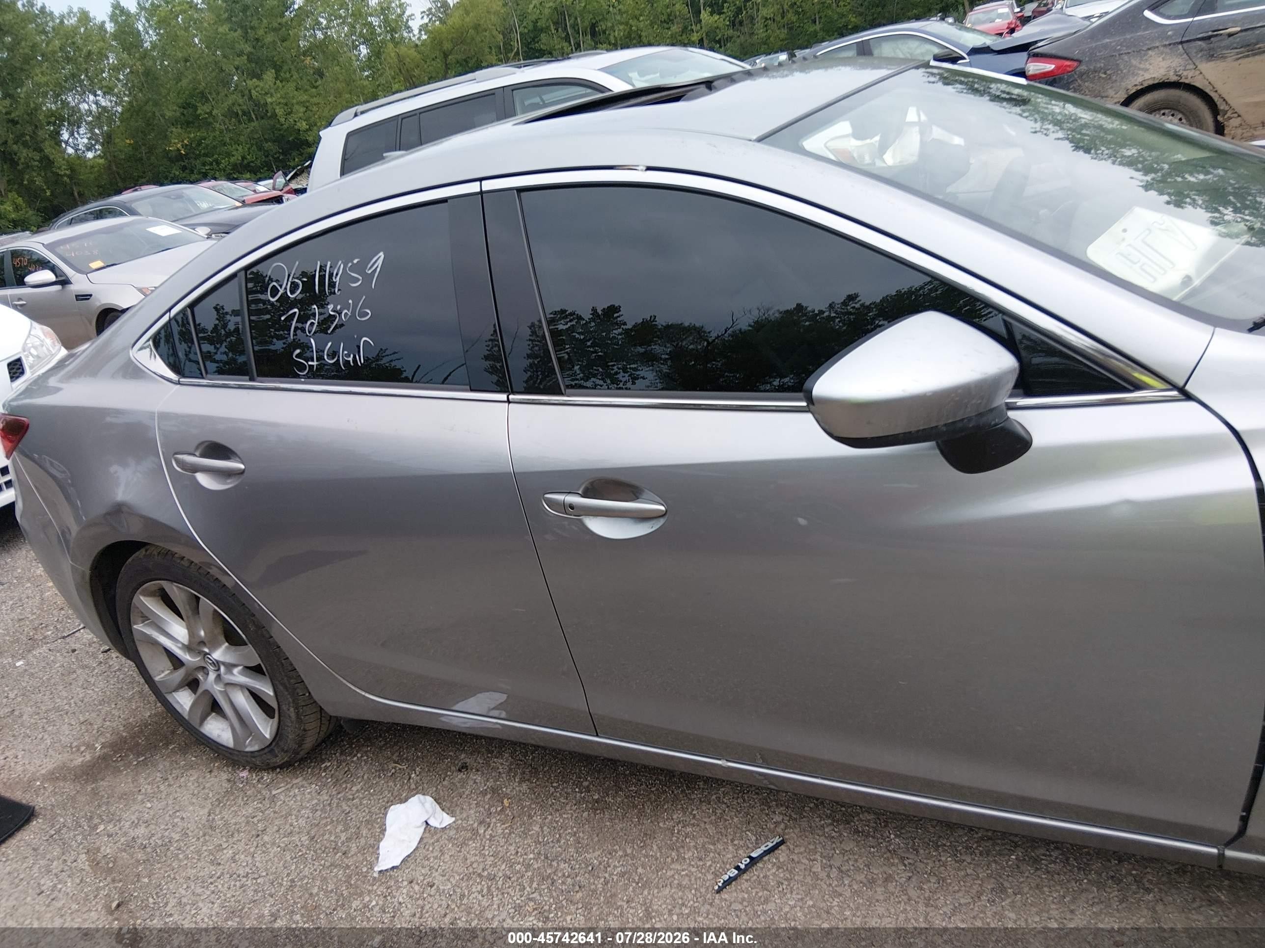 2015 Mazda Mazda6 I Touring Silver vin: JM1GJ1T55F1214543