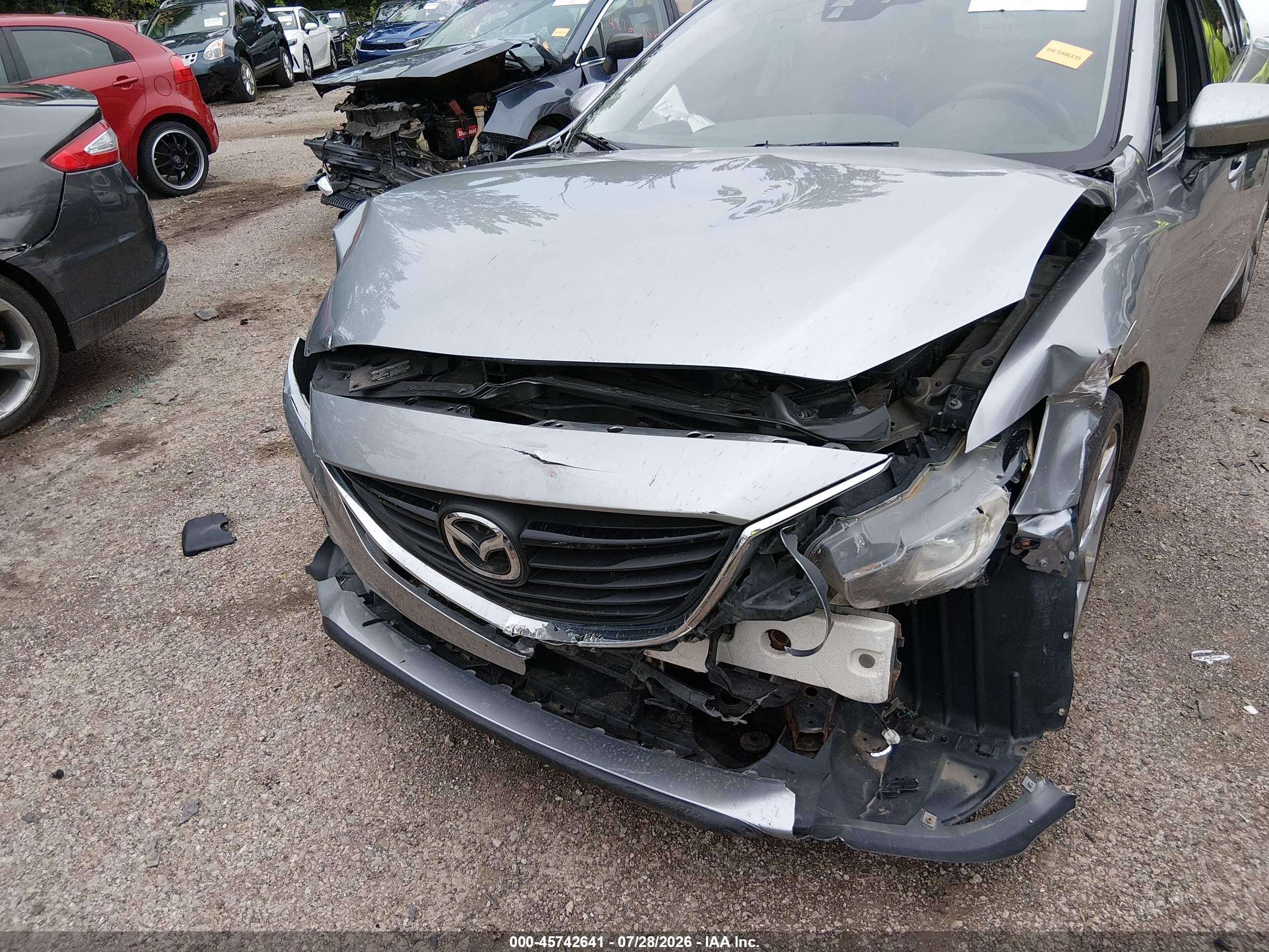 2015 Mazda Mazda6 I Touring Silver vin: JM1GJ1T55F1214543