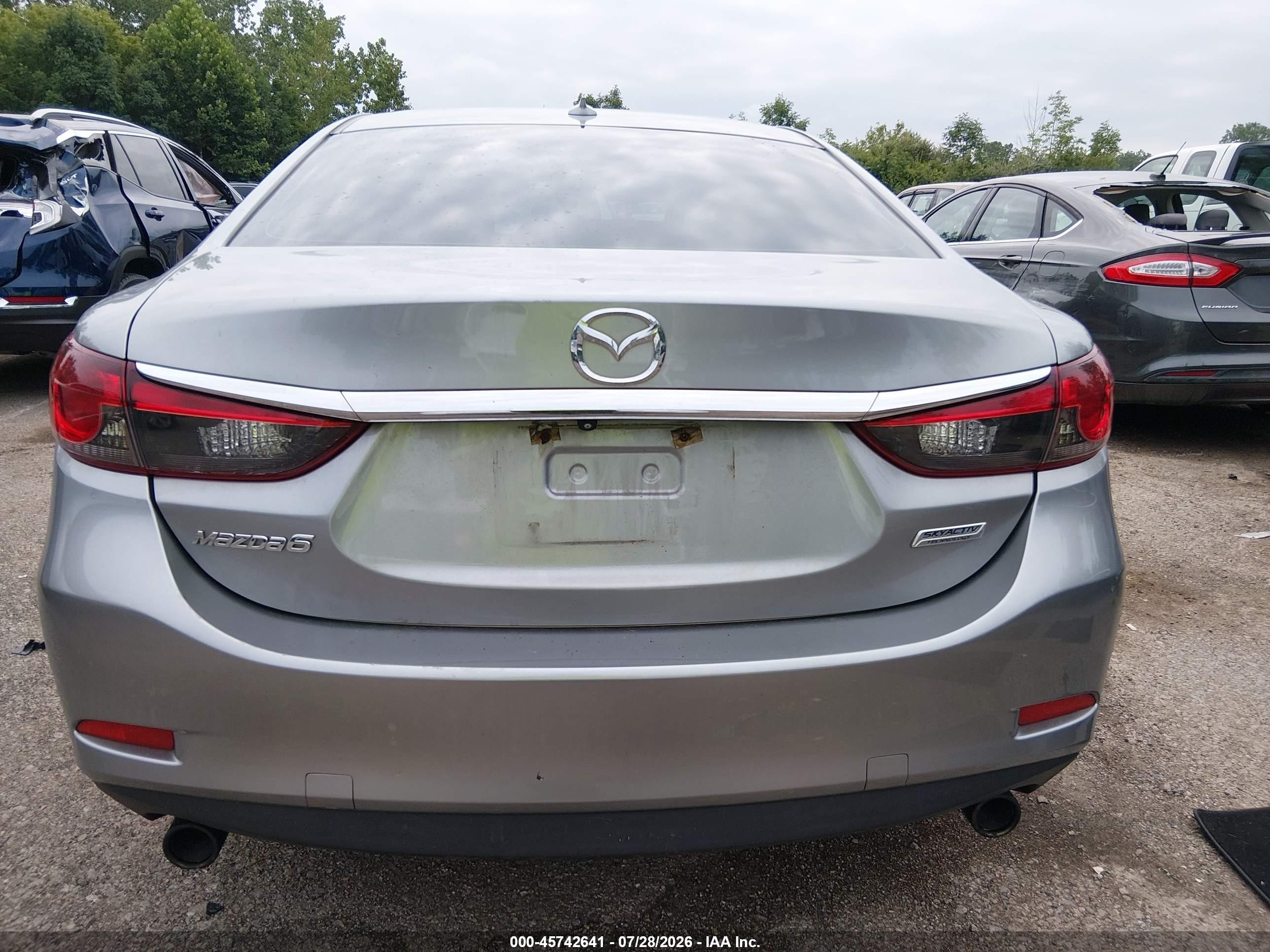 2015 Mazda Mazda6 I Touring Silver vin: JM1GJ1T55F1214543