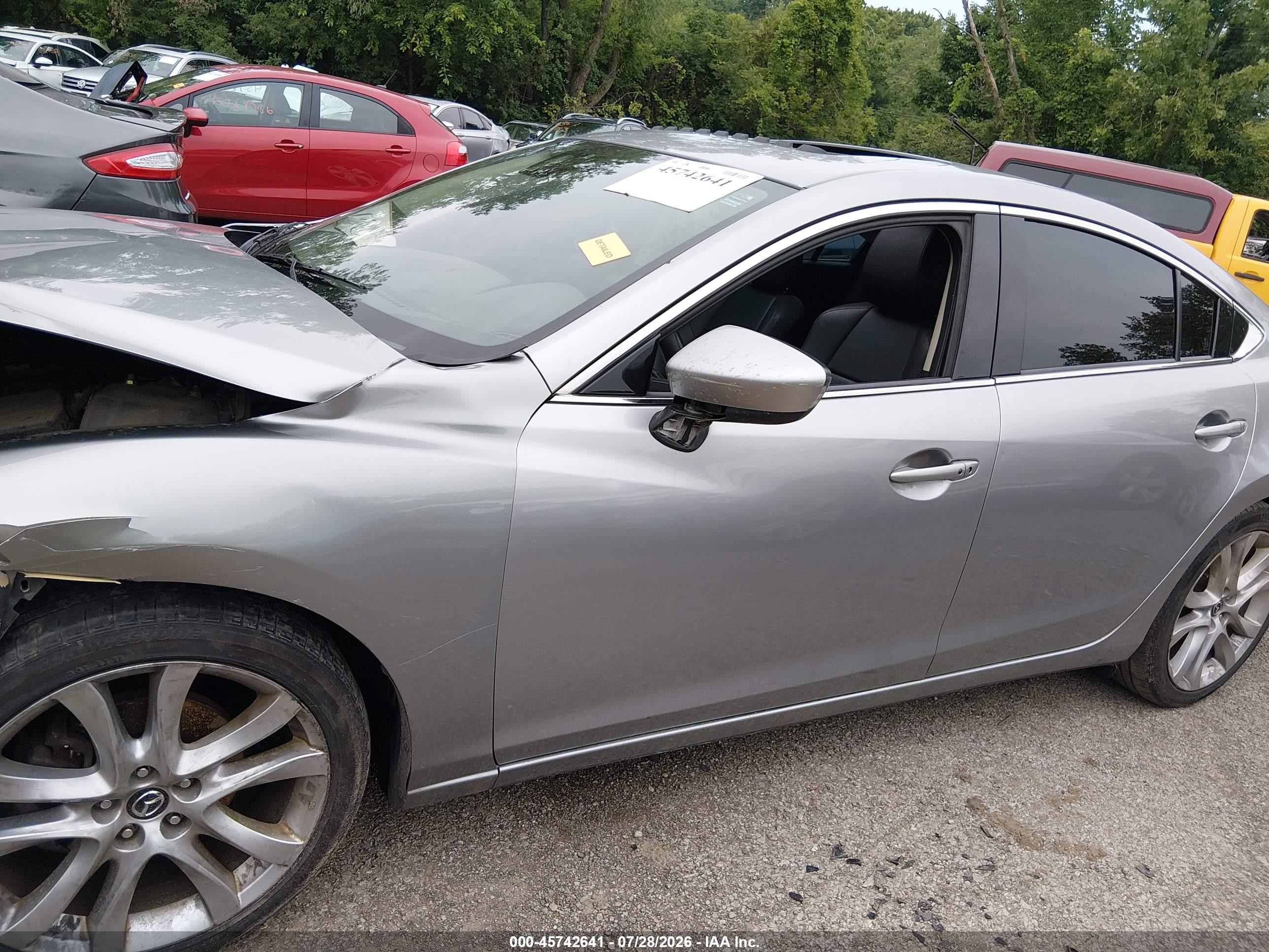 2015 Mazda Mazda6 I Touring Silver vin: JM1GJ1T55F1214543