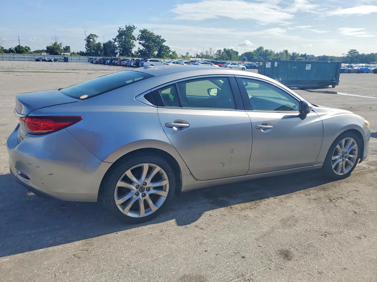 2015 Mazda 6 Touring Silver vin: JM1GJ1T56F1212686