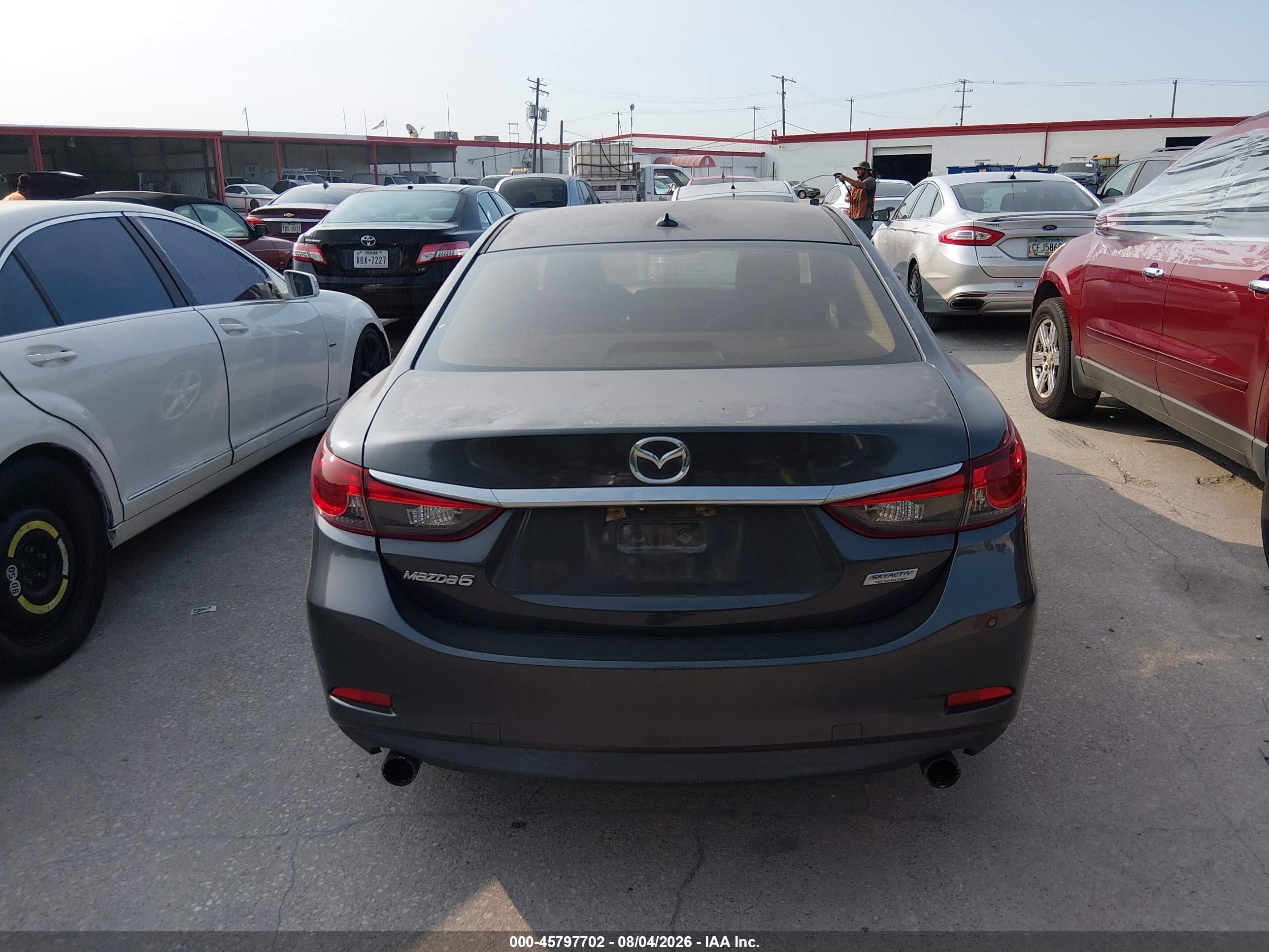 2015 Mazda Mazda6 I Touring Black vin: JM1GJ1T56F1212929