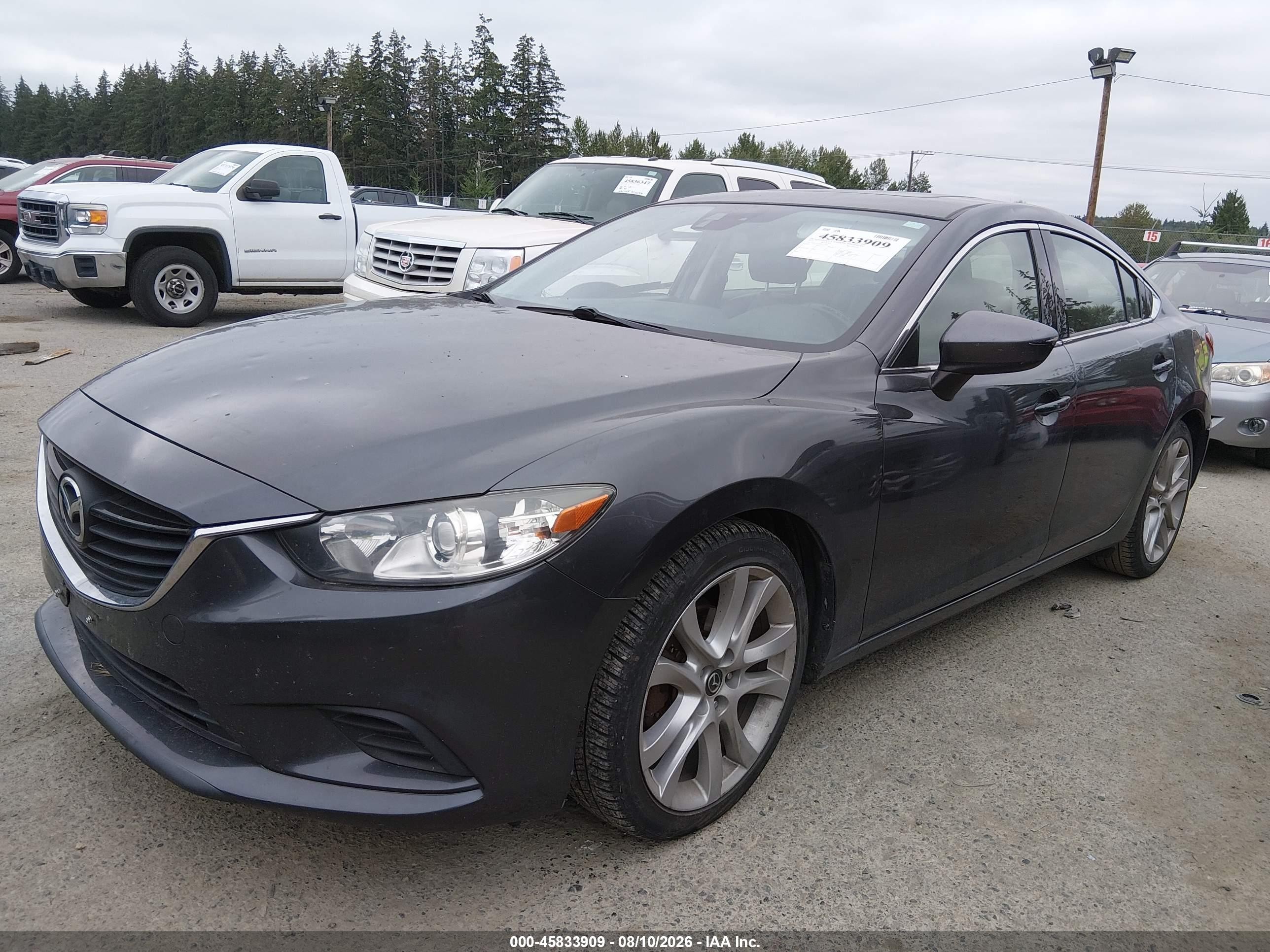 2015 Mazda Mazda6 I Touring Серый vin: JM1GJ1T58F1218361