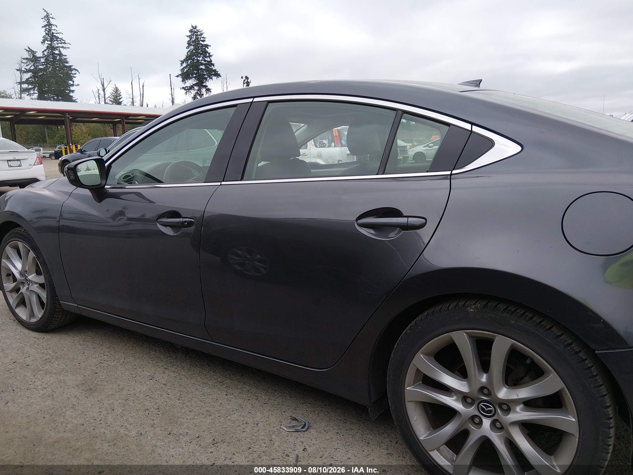 2015 Mazda Mazda6 I Touring Серый vin: JM1GJ1T58F1218361
