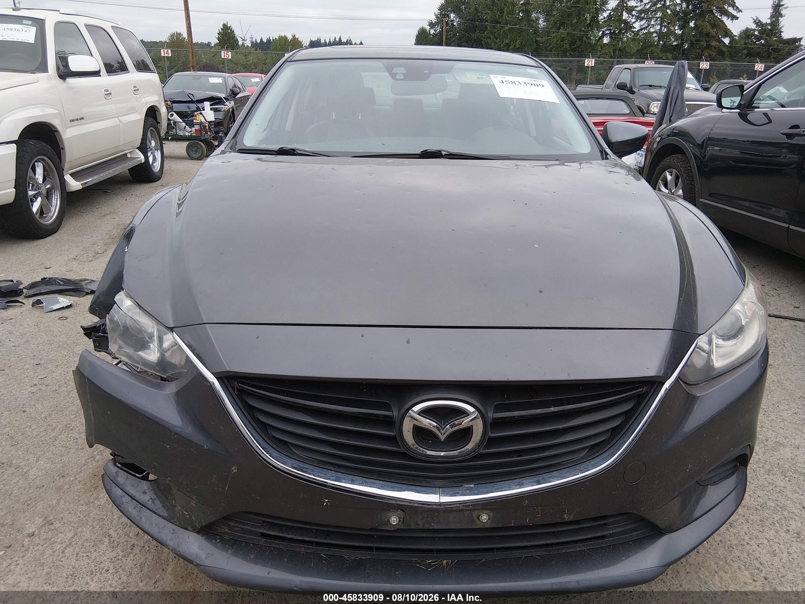 2015 Mazda Mazda6 I Touring Серый vin: JM1GJ1T58F1218361