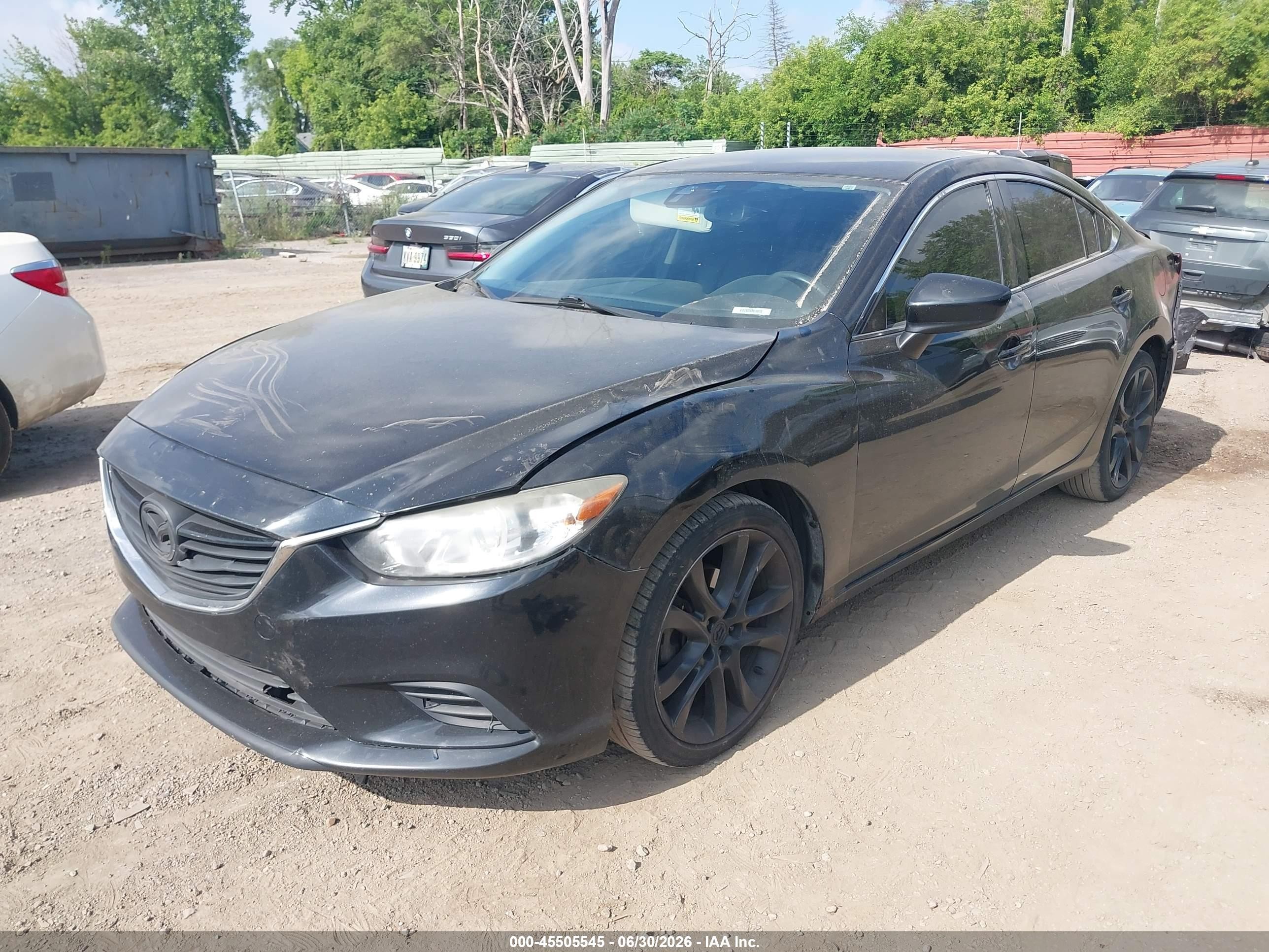 2014 Mazda Mazda6 I Touring Черный vin: JM1GJ1T59E1103492