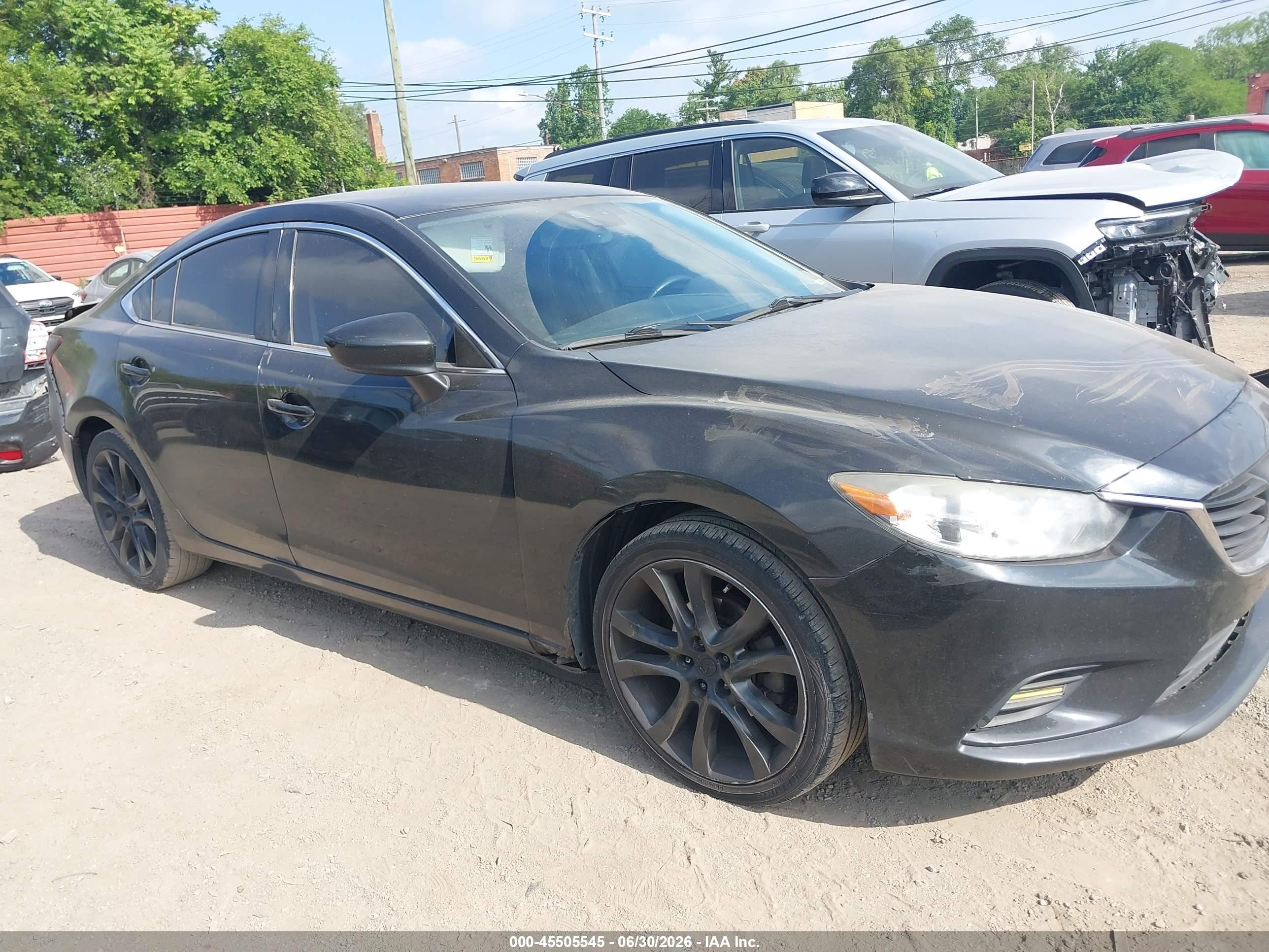 2014 Mazda Mazda6 I Touring Black vin: JM1GJ1T59E1103492
