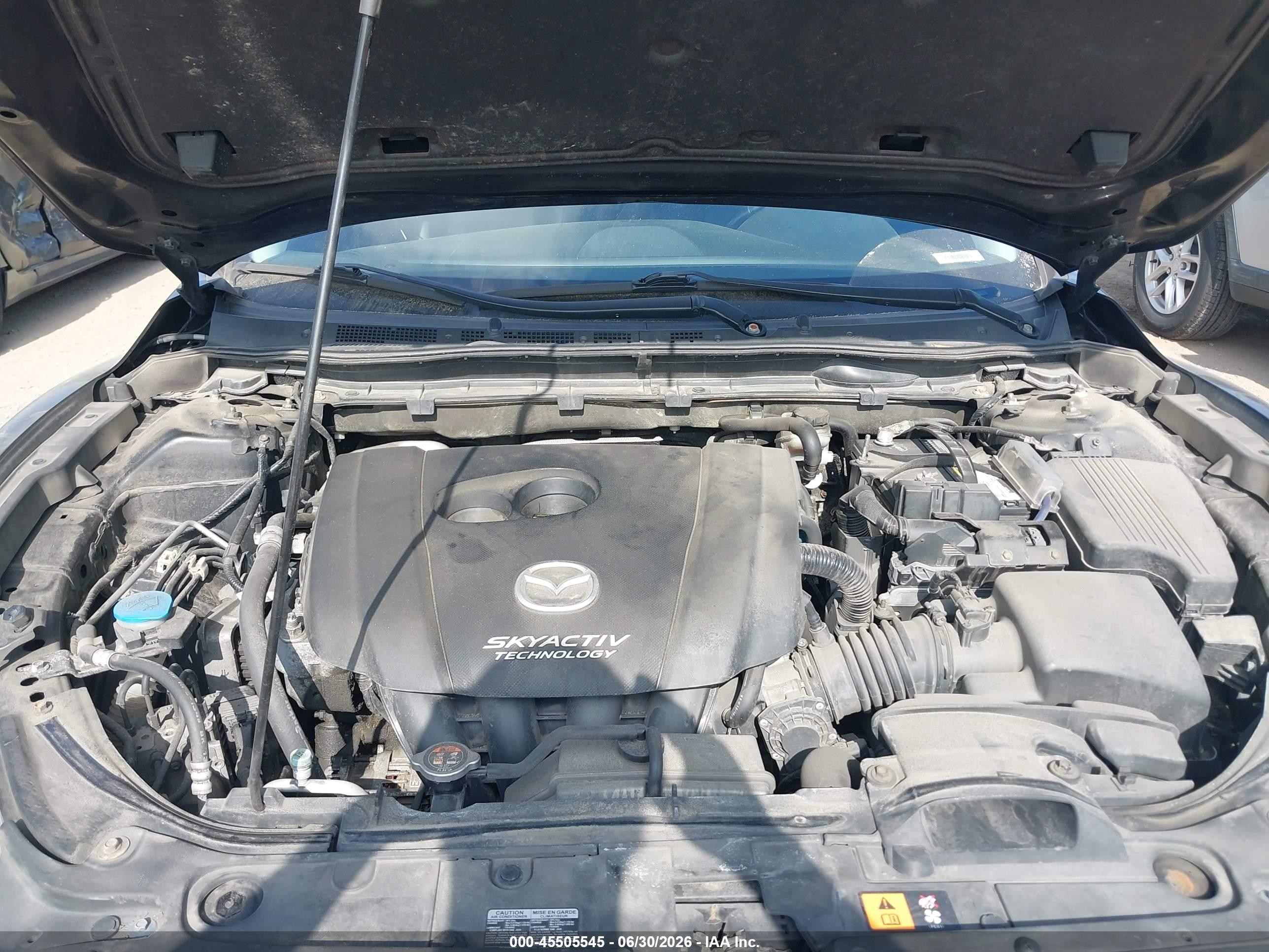 2014 Mazda Mazda6 I Touring Черный vin: JM1GJ1T59E1103492