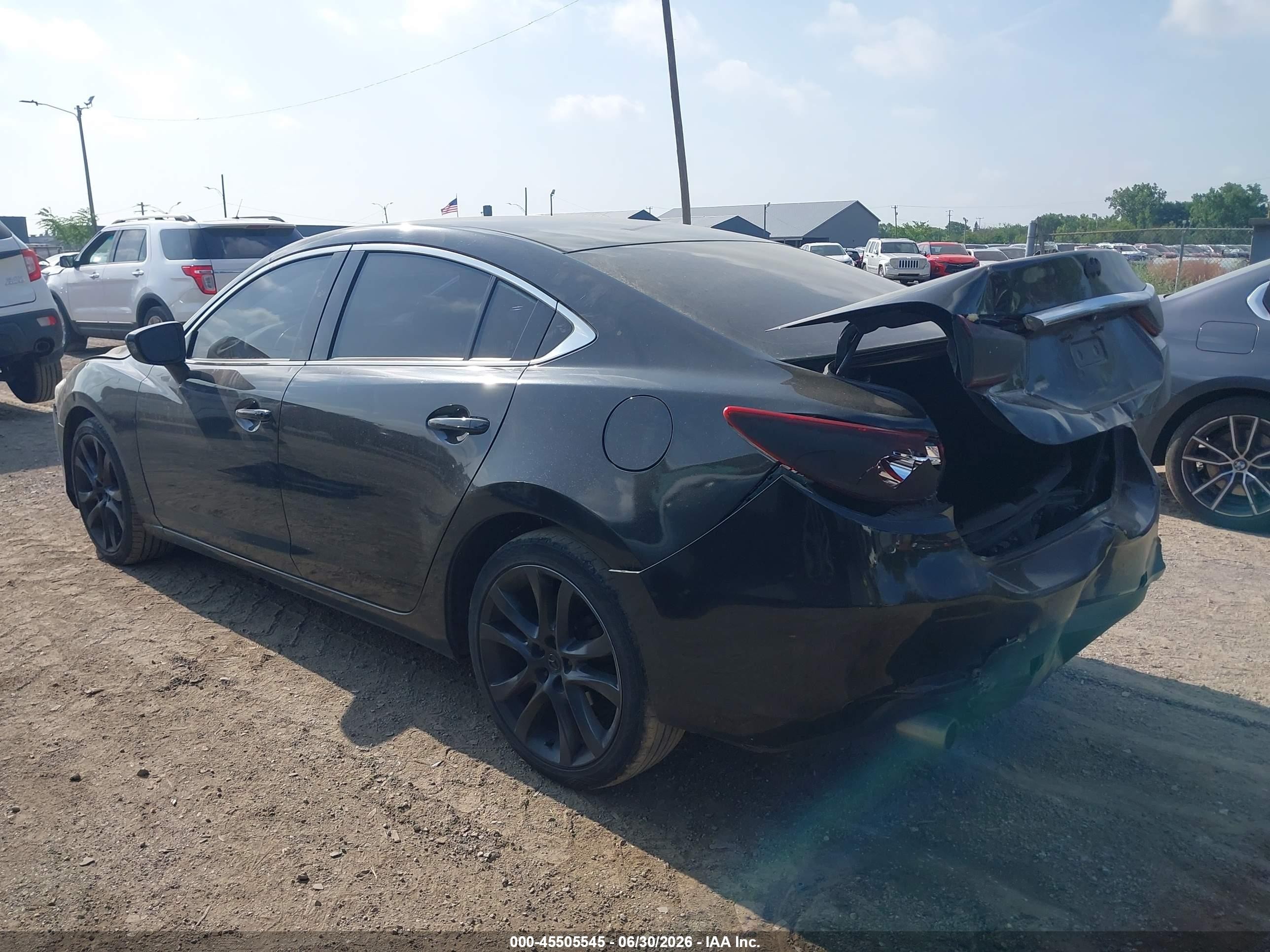 2014 Mazda Mazda6 I Touring Черный vin: JM1GJ1T59E1103492
