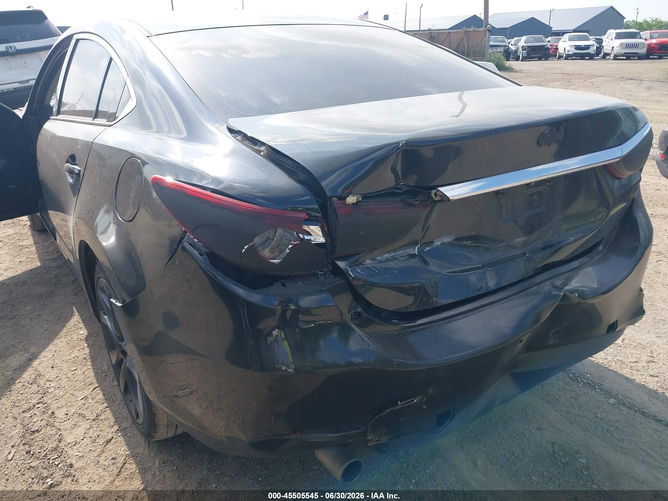 2014 Mazda Mazda6 I Touring Черный vin: JM1GJ1T59E1103492