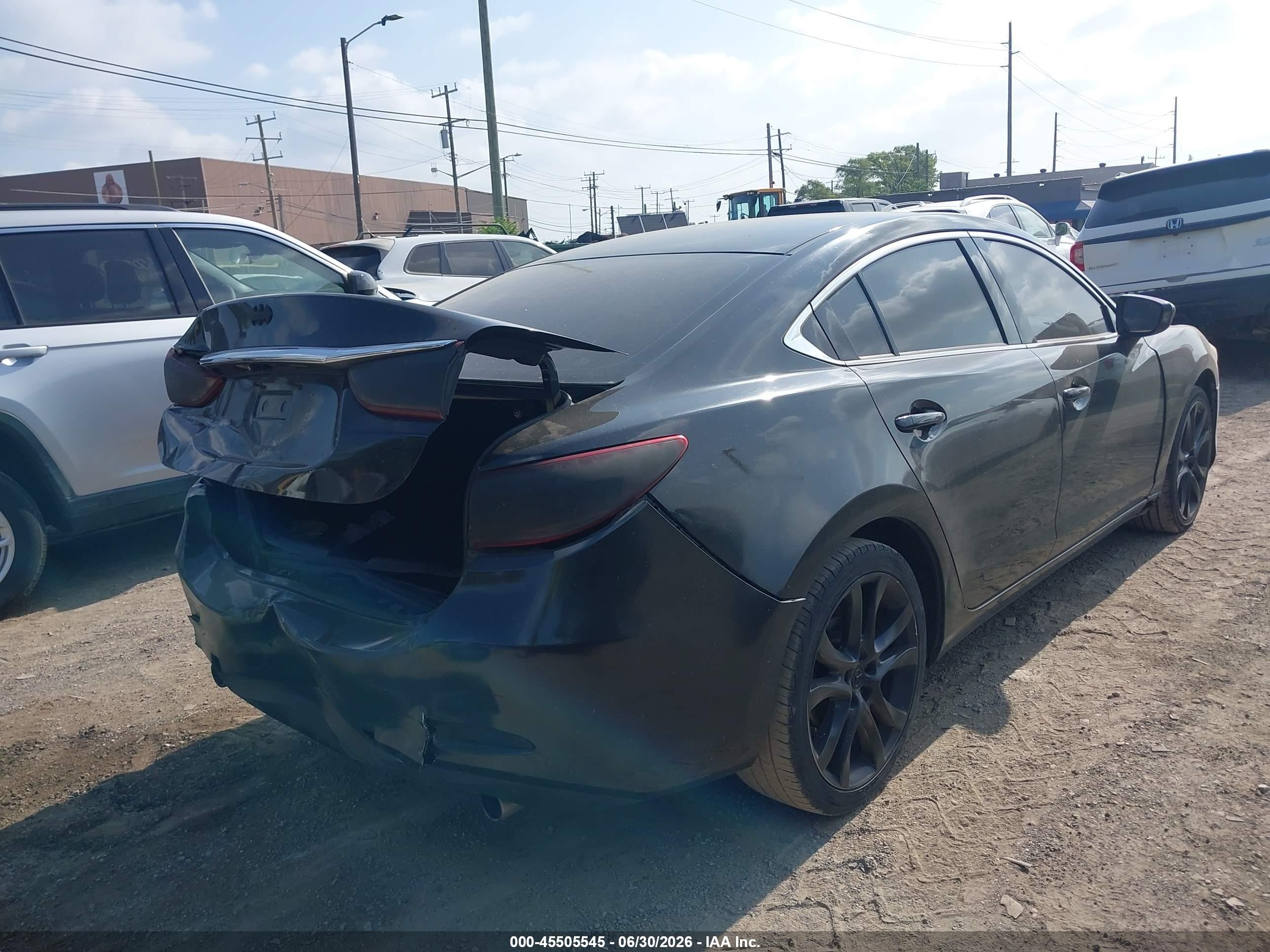 2014 Mazda Mazda6 I Touring Черный vin: JM1GJ1T59E1103492