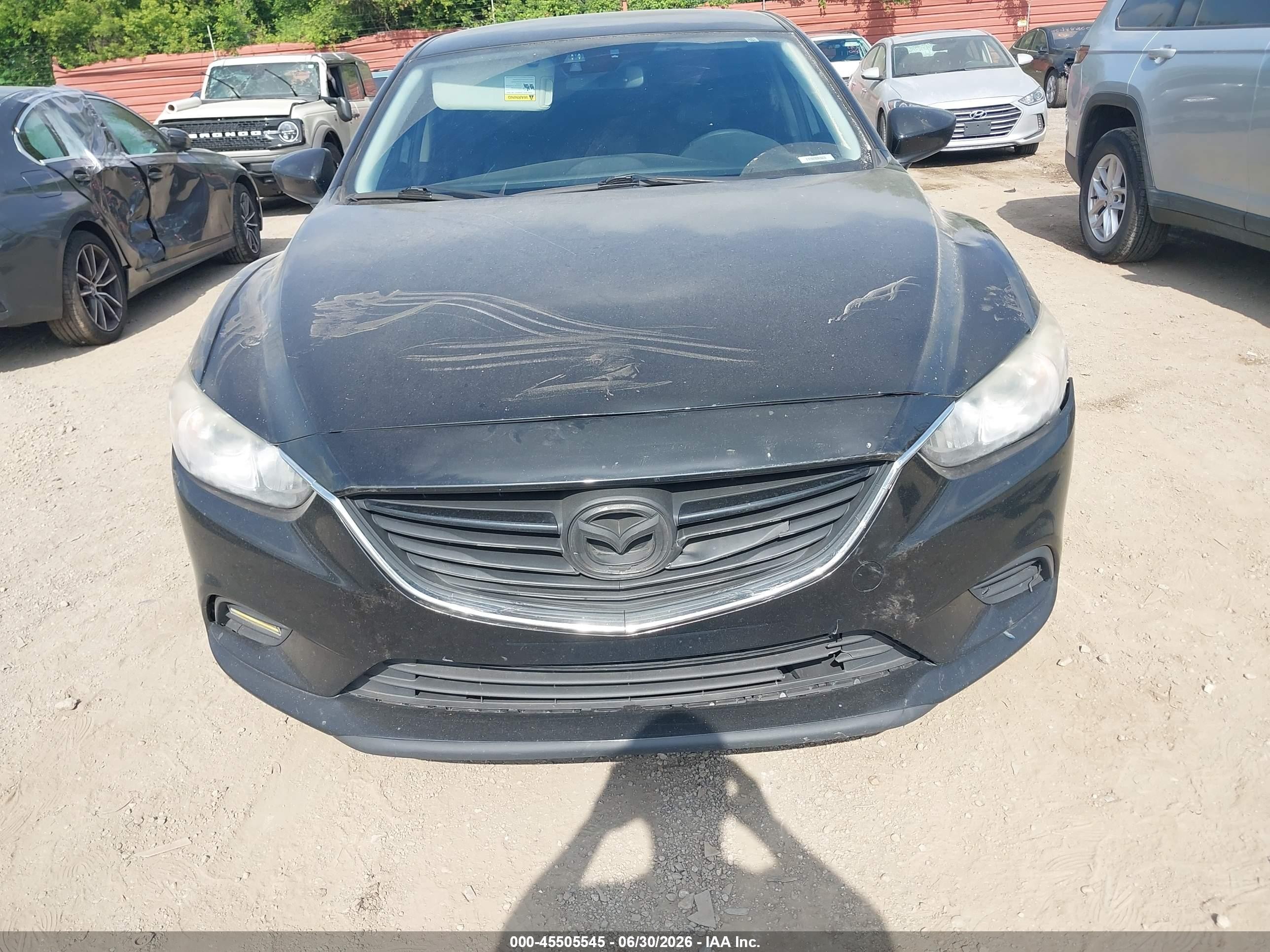 2014 Mazda Mazda6 I Touring Черный vin: JM1GJ1T59E1103492