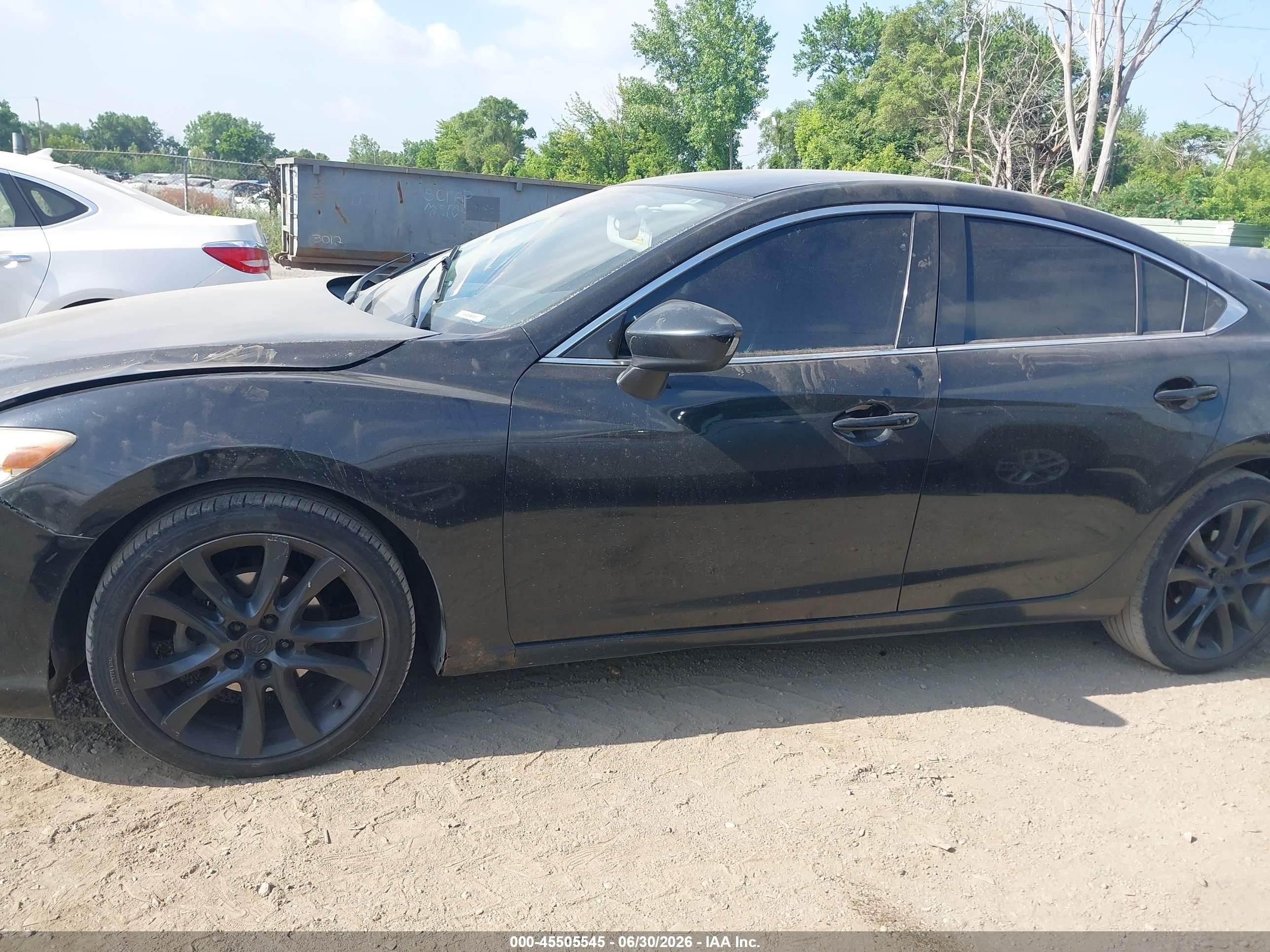 2014 Mazda Mazda6 I Touring Черный vin: JM1GJ1T59E1103492