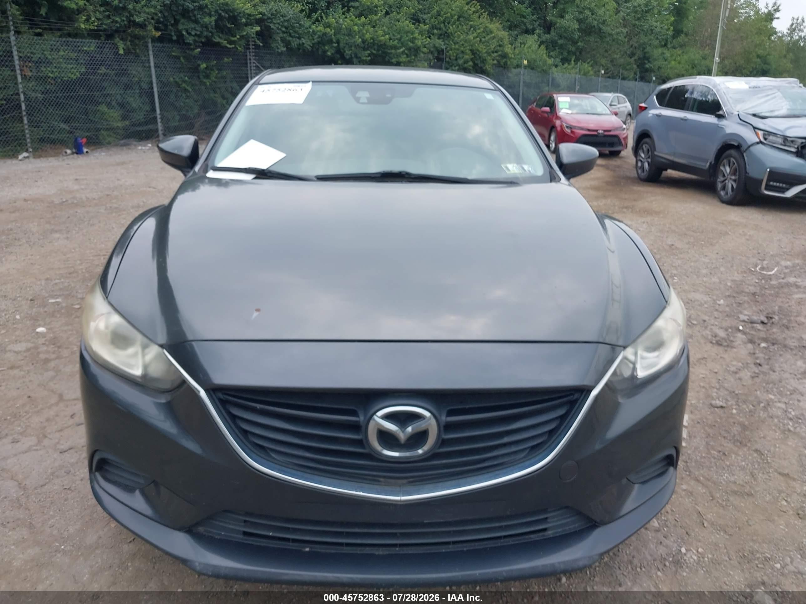 2014 Mazda Mazda6 I Touring Gray vin: JM1GJ1T60E1118830