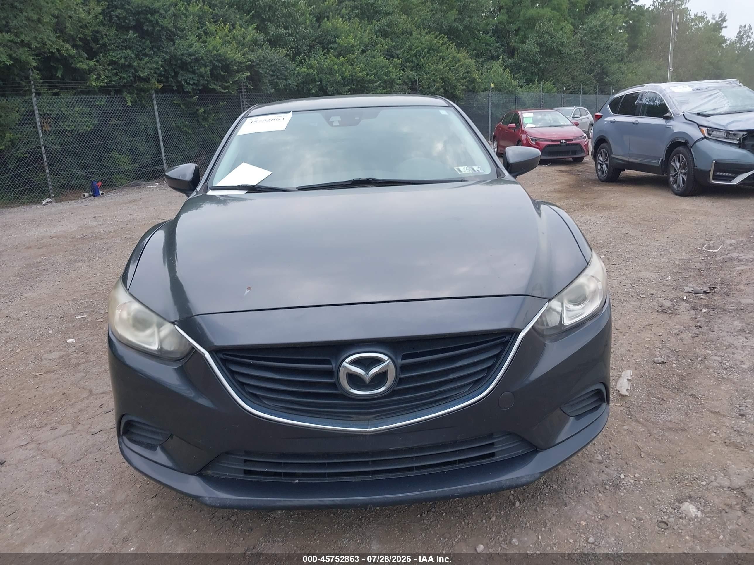 2014 Mazda Mazda6 I Touring Gray vin: JM1GJ1T60E1118830