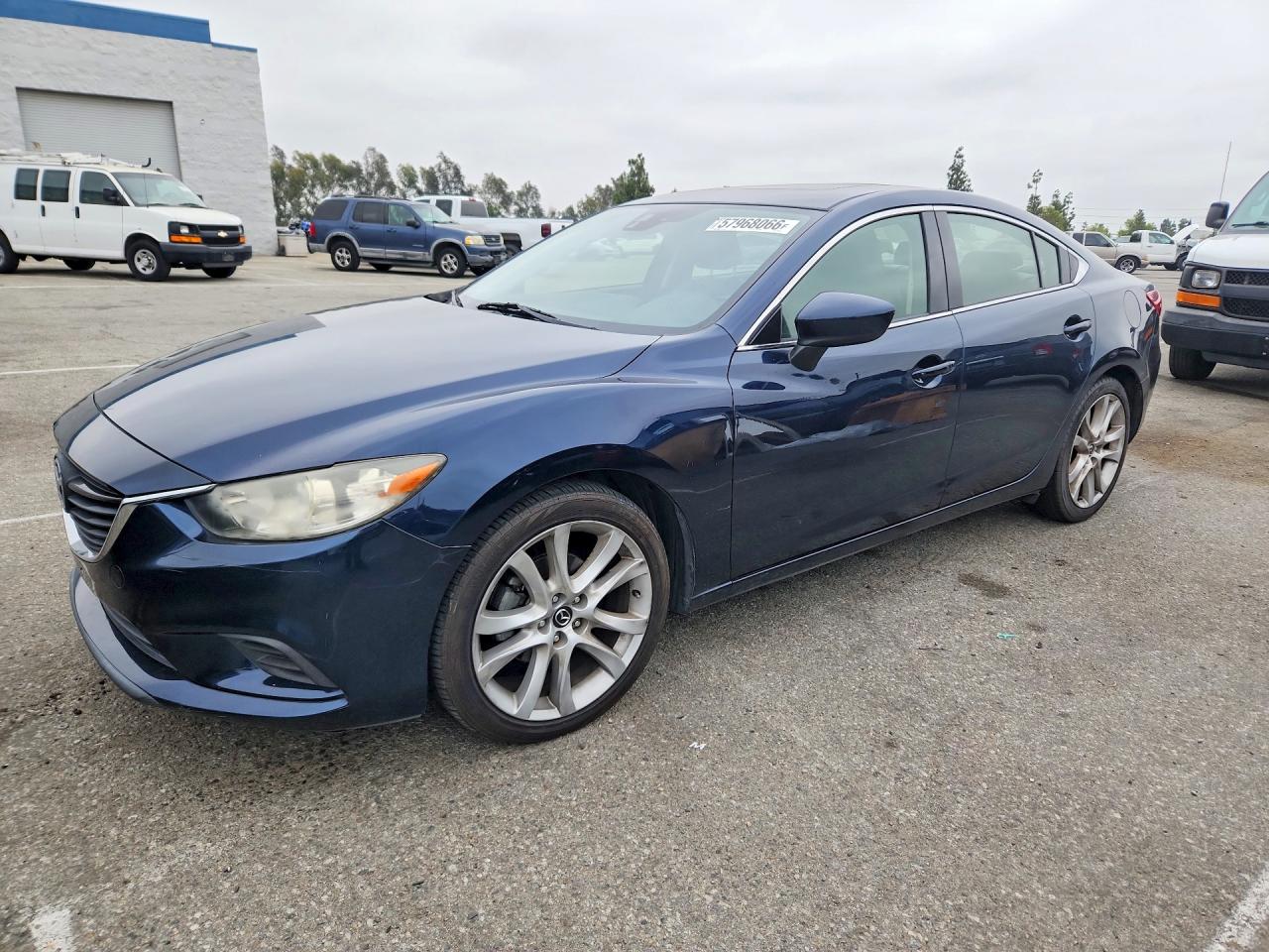 2015 Mazda 6 Touring Синий vin: JM1GJ1T60F1163994
