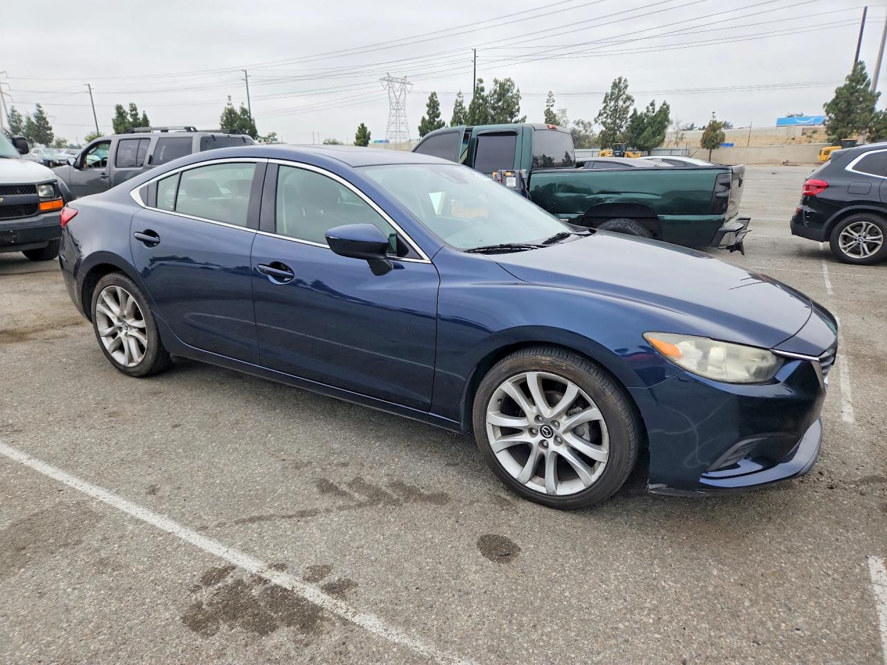 2015 Mazda 6 Touring Blue vin: JM1GJ1T60F1163994