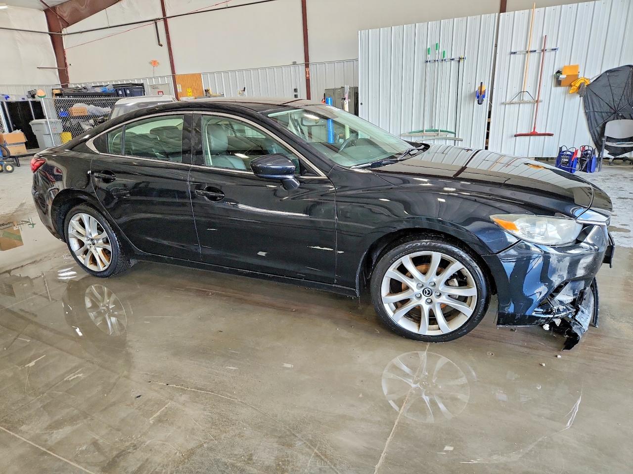 2014 Mazda 6 Touring Black vin: JM1GJ1T61E1143137
