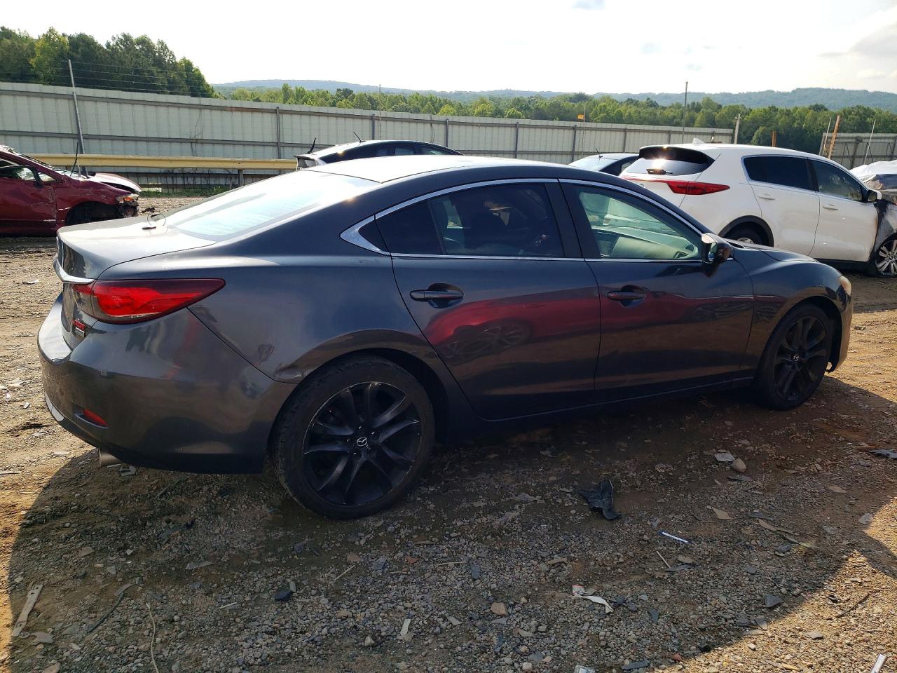 2014 Mazda 6 Touring Gray vin: JM1GJ1T63E1115453