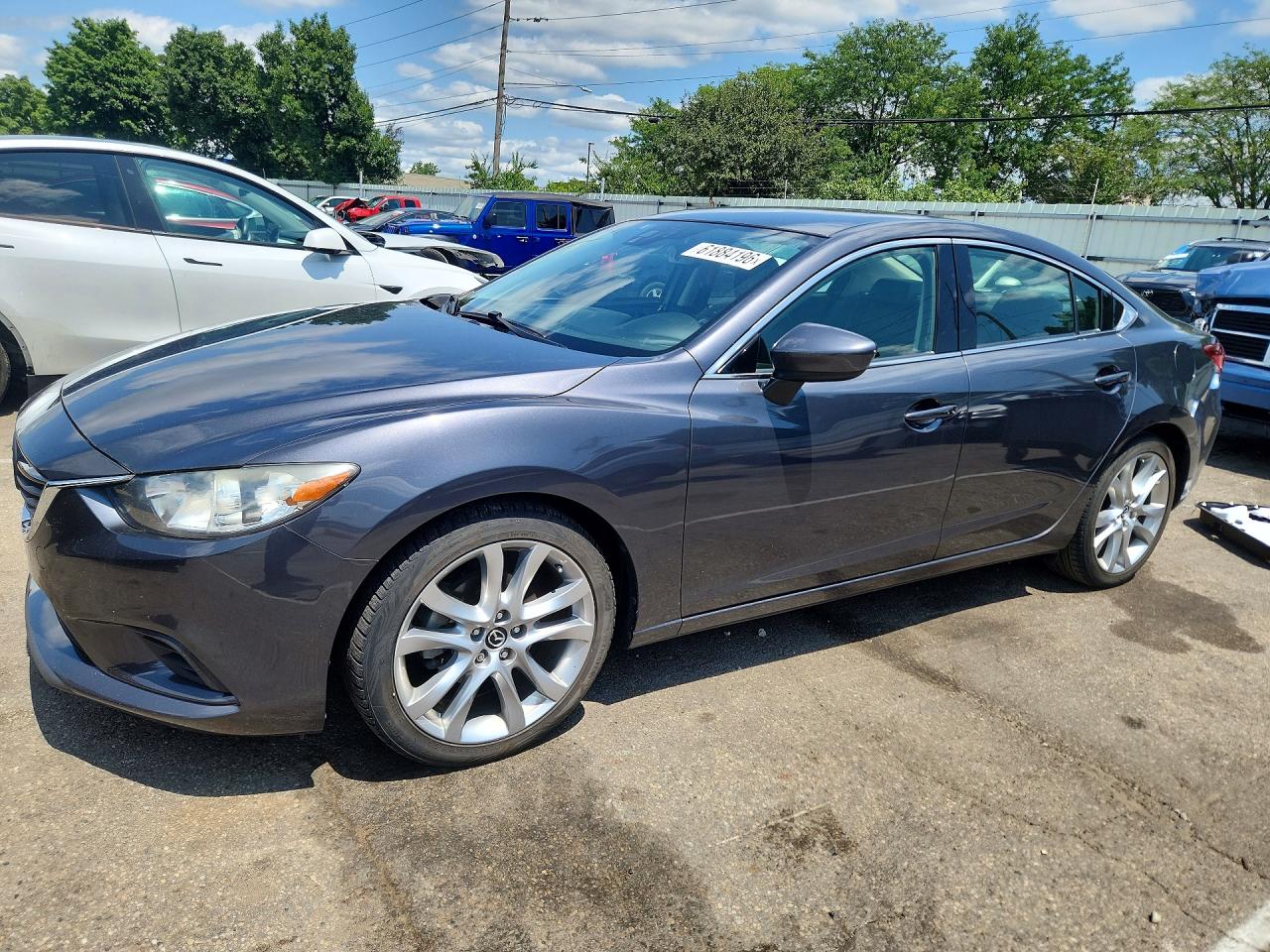 2014 Mazda 6 Touring Gray vin: JM1GJ1T63E1136982