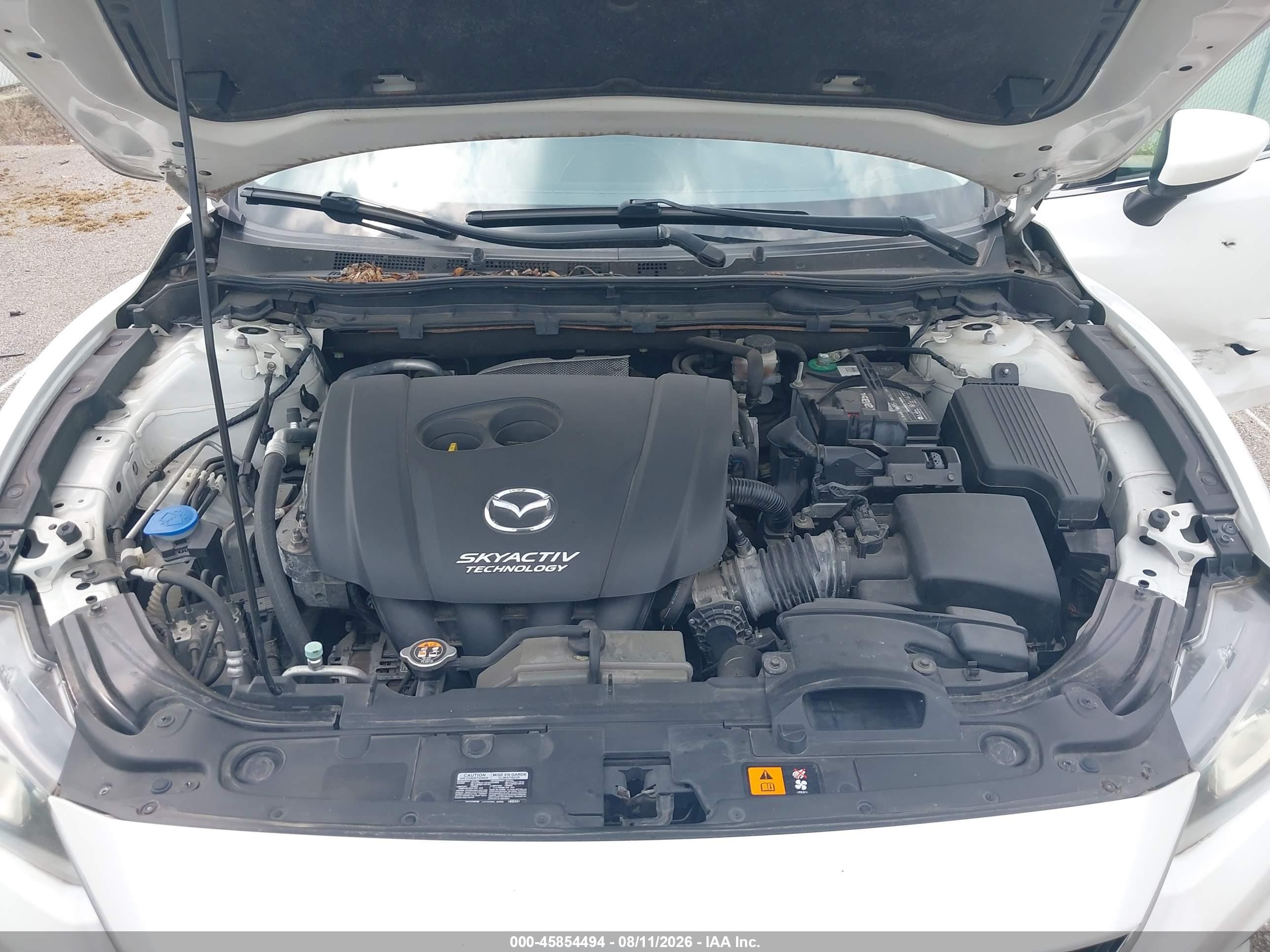2014 Mazda Mazda6 I Touring Белый vin: JM1GJ1T63E1149389