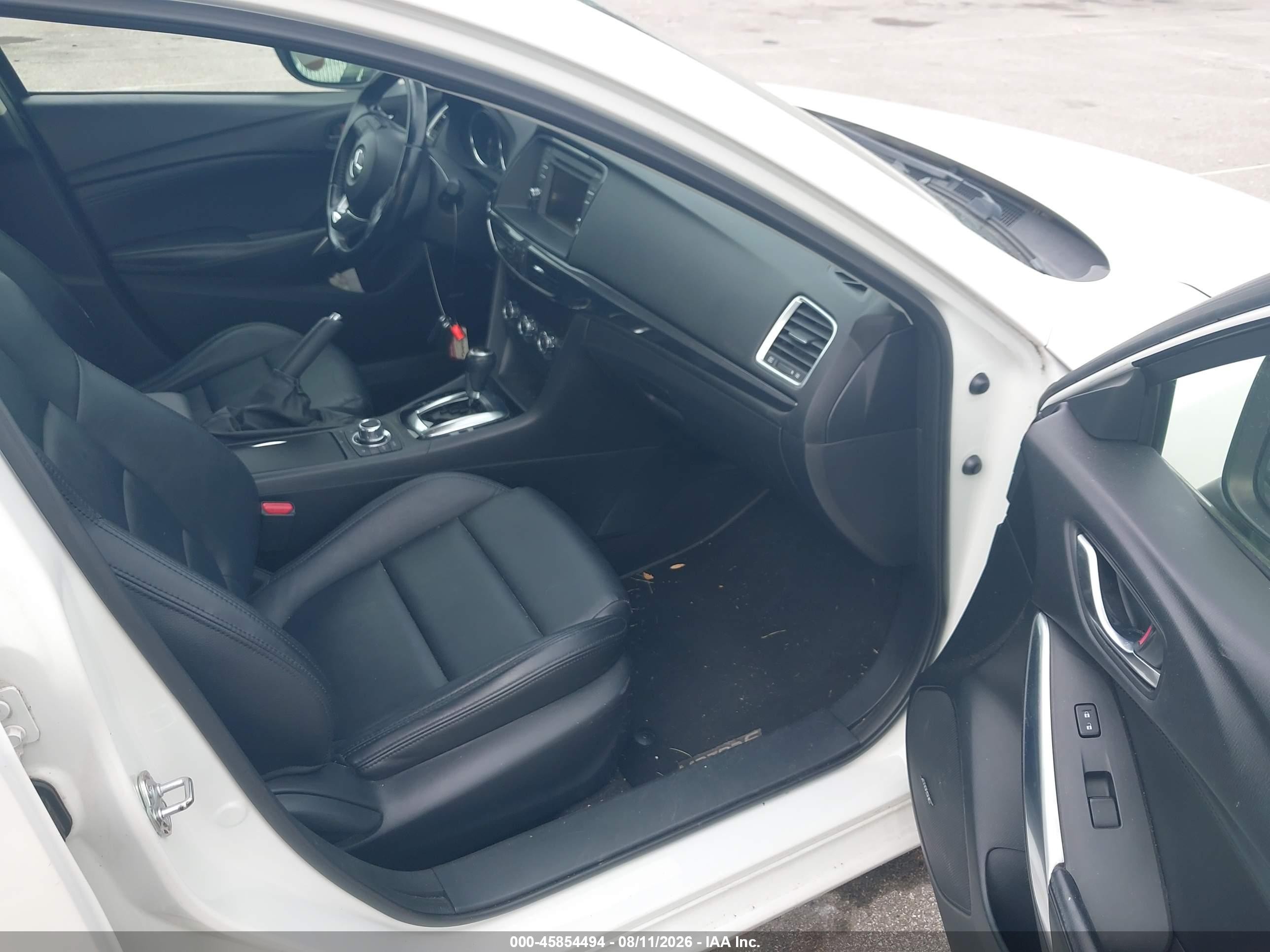 2014 Mazda Mazda6 I Touring Белый vin: JM1GJ1T63E1149389