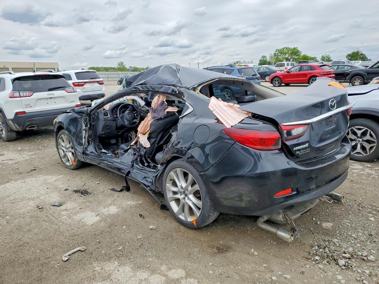 2014 Mazda 6 Touring Черный vin: JM1GJ1T63E1160375