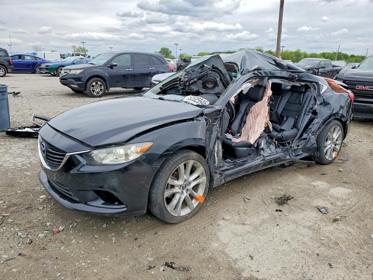 2014 Mazda 6 Touring Черный vin: JM1GJ1T63E1160375