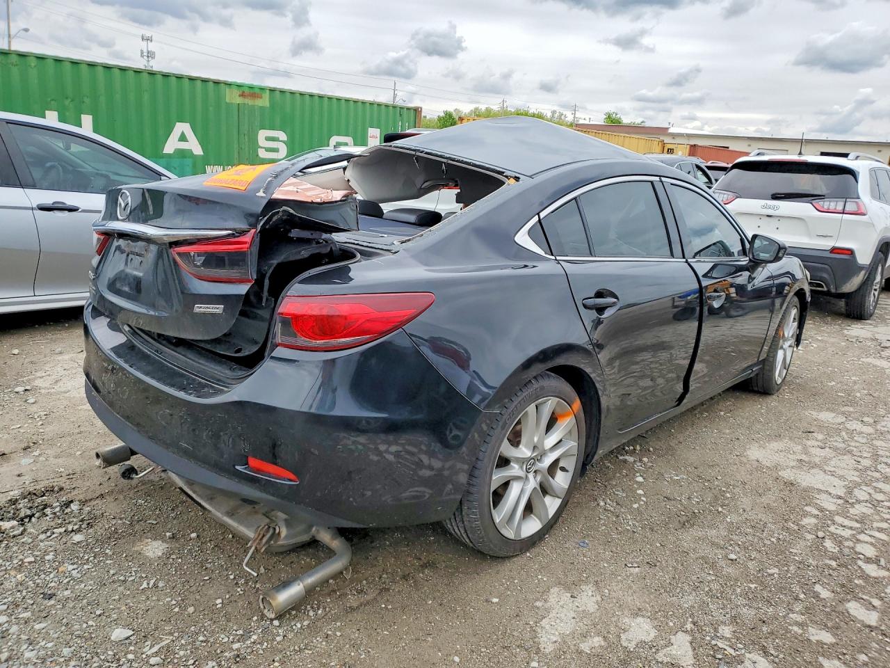 2014 Mazda 6 Touring Черный vin: JM1GJ1T63E1160375