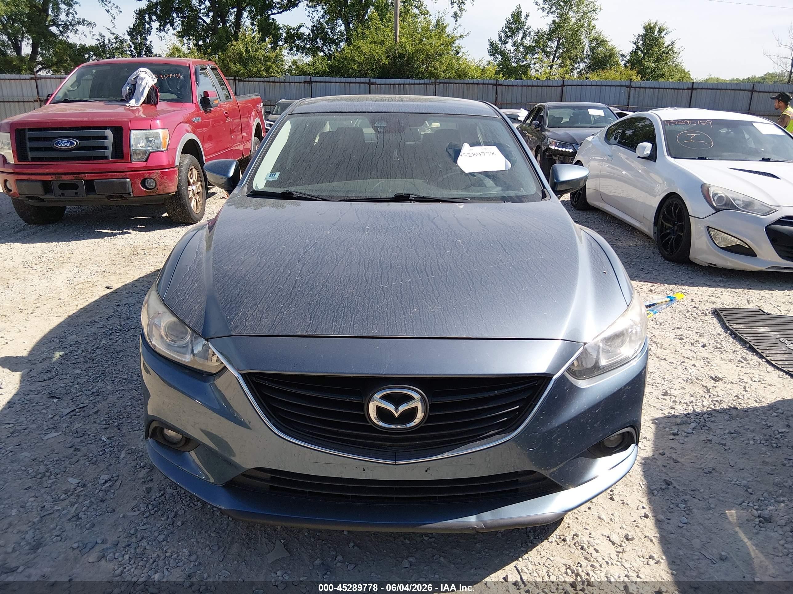 2014 Mazda Mazda6 I Touring Light Blue vin: JM1GJ1T64E1126350