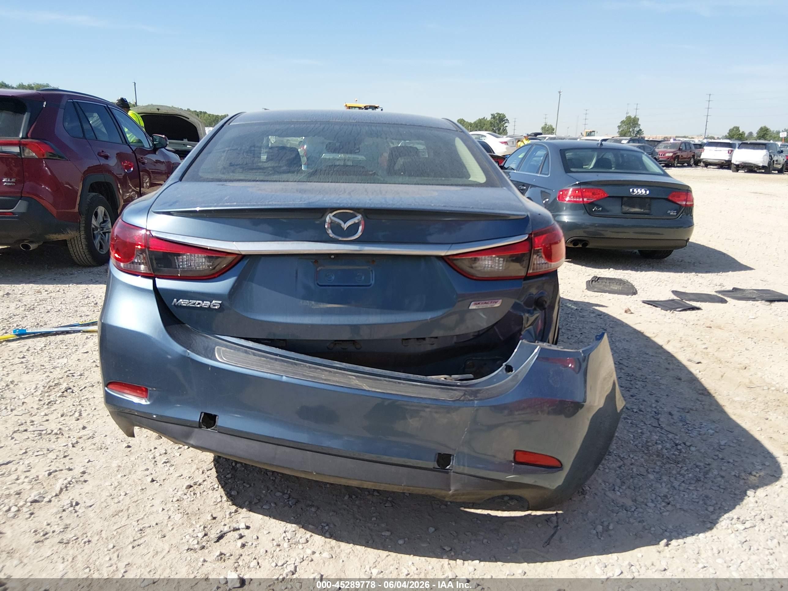 2014 Mazda Mazda6 I Touring Light Blue vin: JM1GJ1T64E1126350