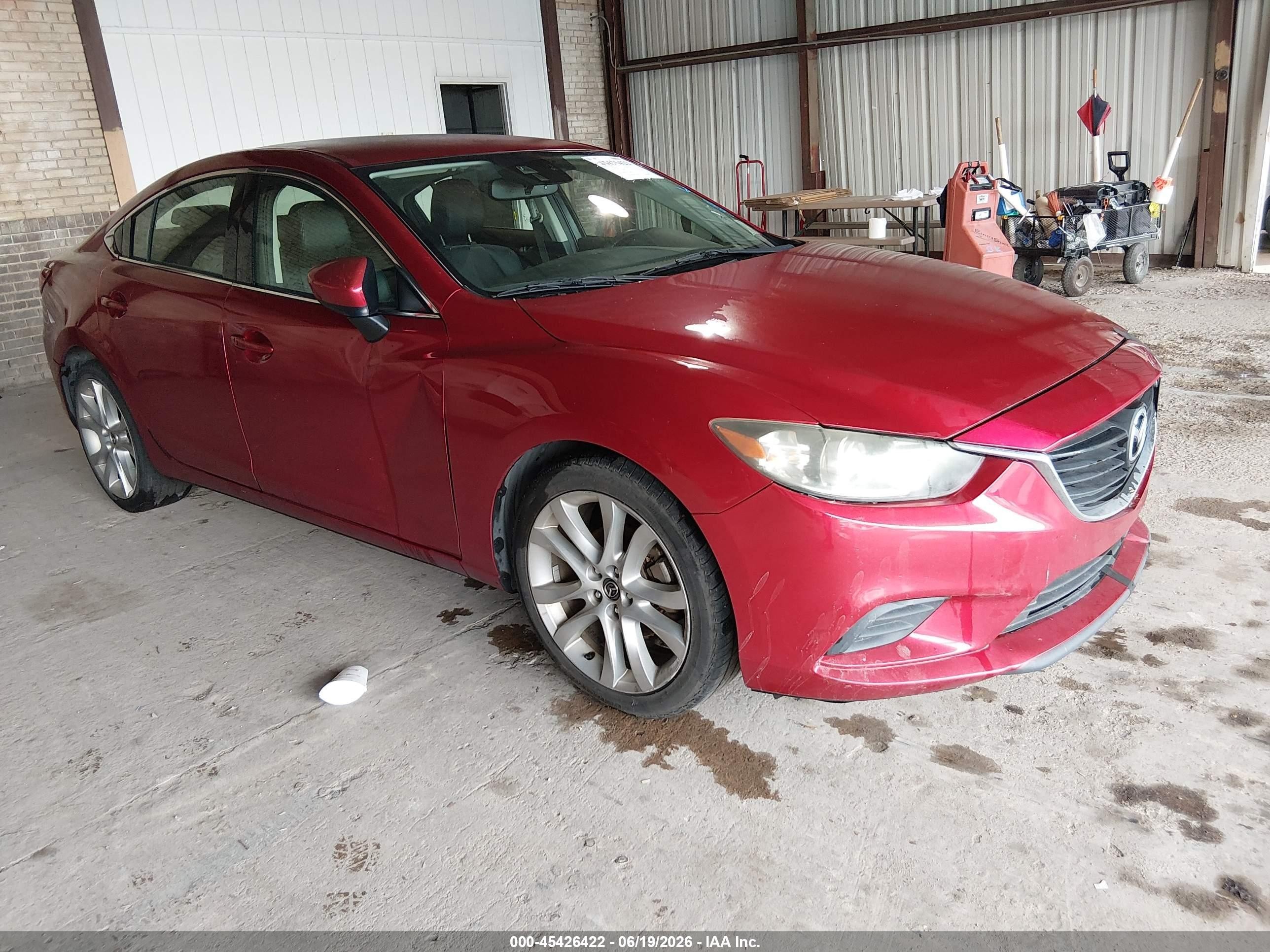 2014 Mazda Mazda6 I Touring Red vin: JM1GJ1T64E1143908