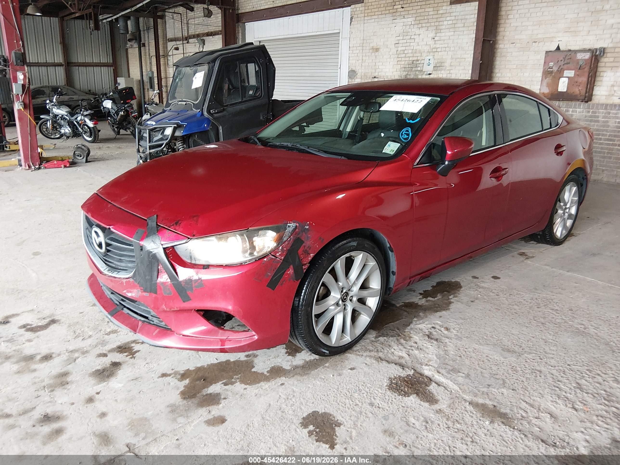 2014 Mazda Mazda6 I Touring Red vin: JM1GJ1T64E1143908