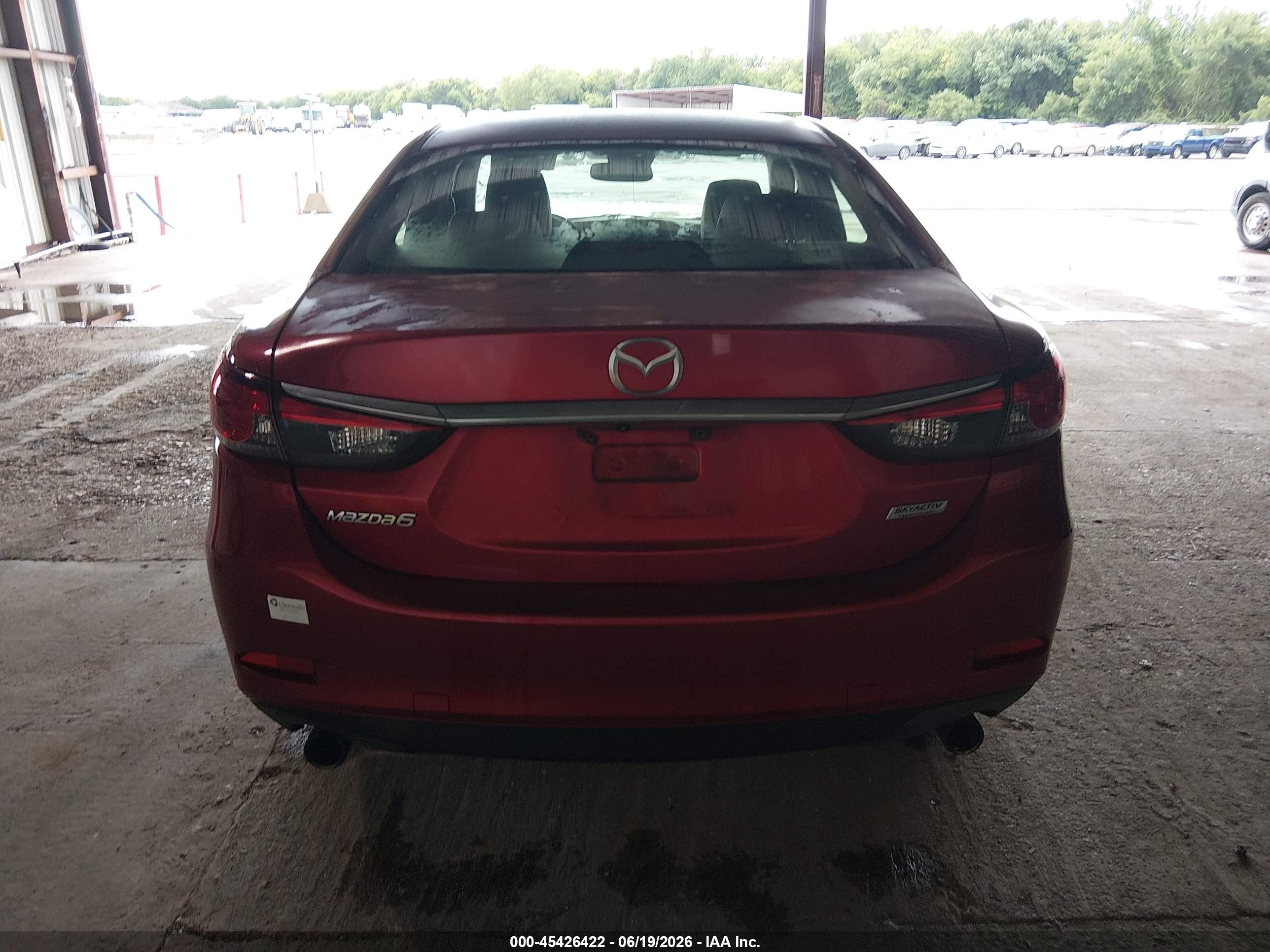 2014 Mazda Mazda6 I Touring Red vin: JM1GJ1T64E1143908