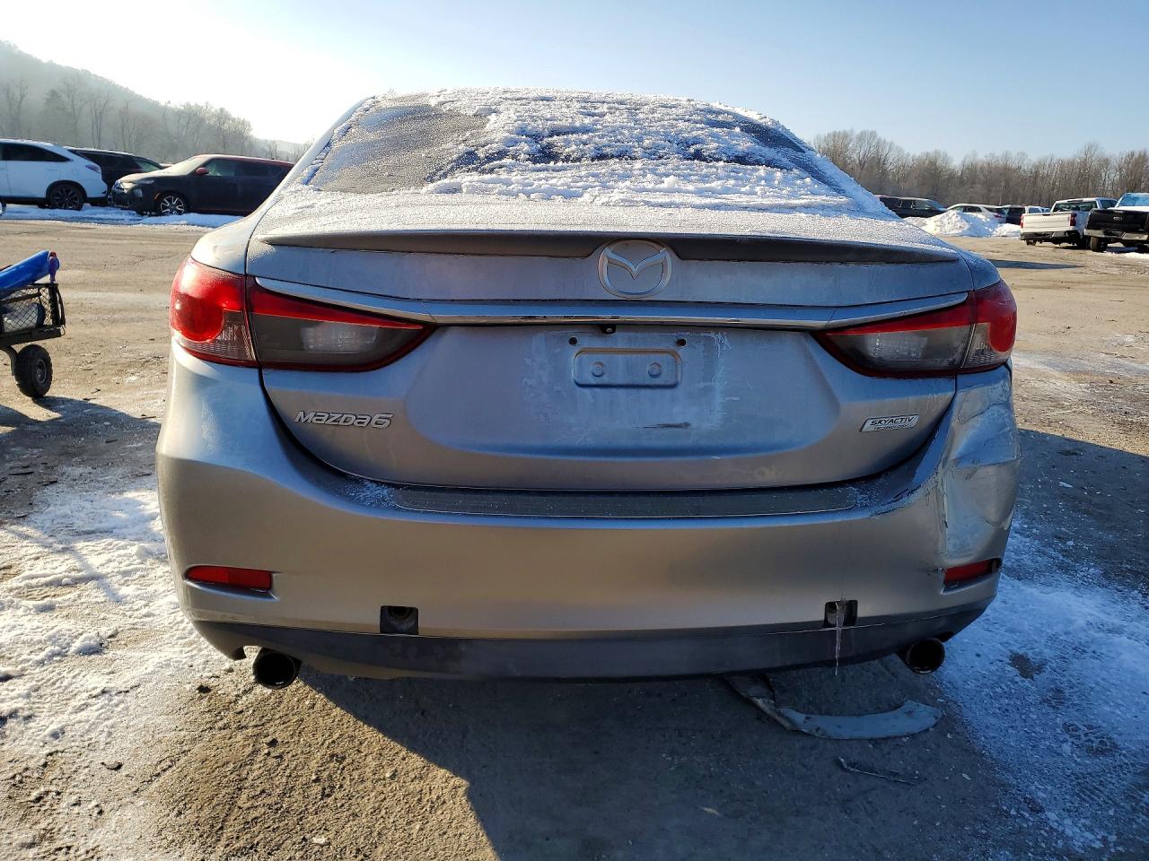 2014 Mazda 6 Touring Silver vin: JM1GJ1T64E1161471