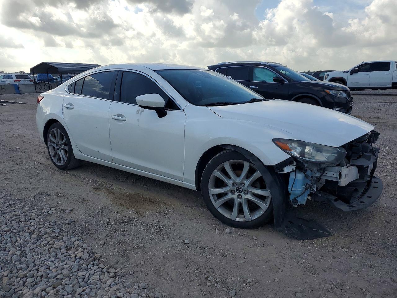 2014 Mazda 6 Touring White vin: JM1GJ1T65E1135641