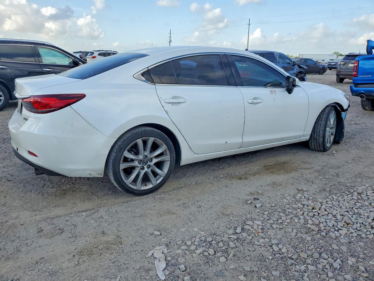 2014 Mazda 6 Touring White vin: JM1GJ1T65E1135641
