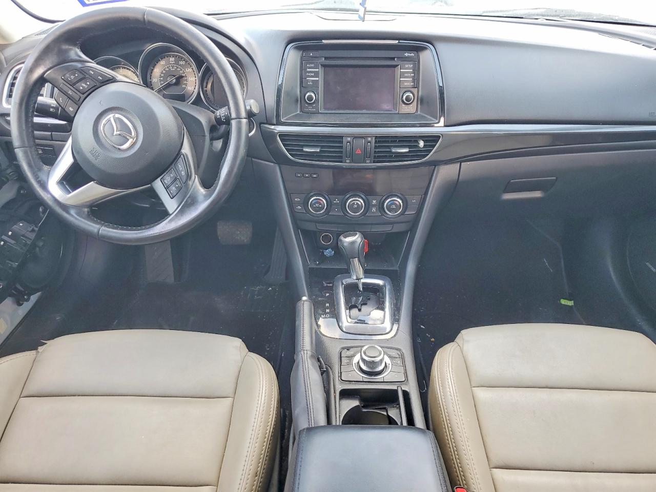 2014 Mazda 6 Touring White vin: JM1GJ1T65E1135641