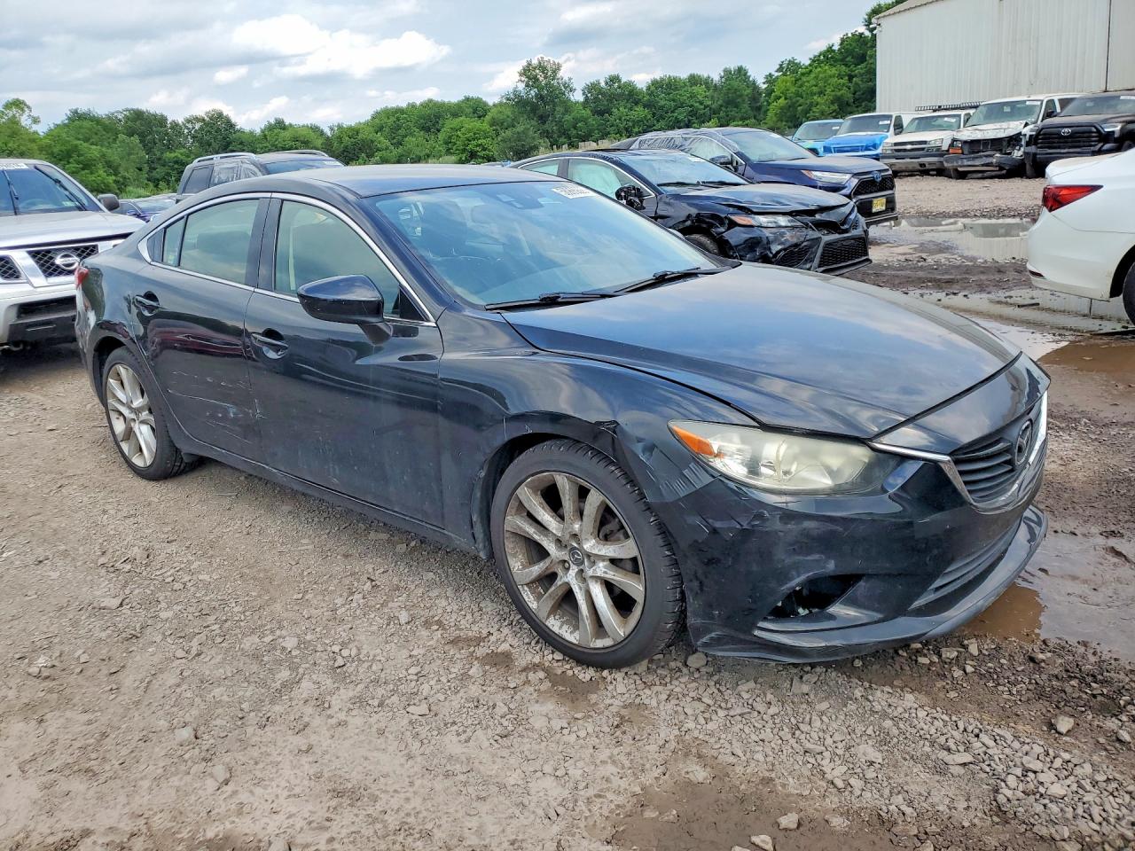 2014 Mazda 6 Touring Black vin: JM1GJ1T65E1147868