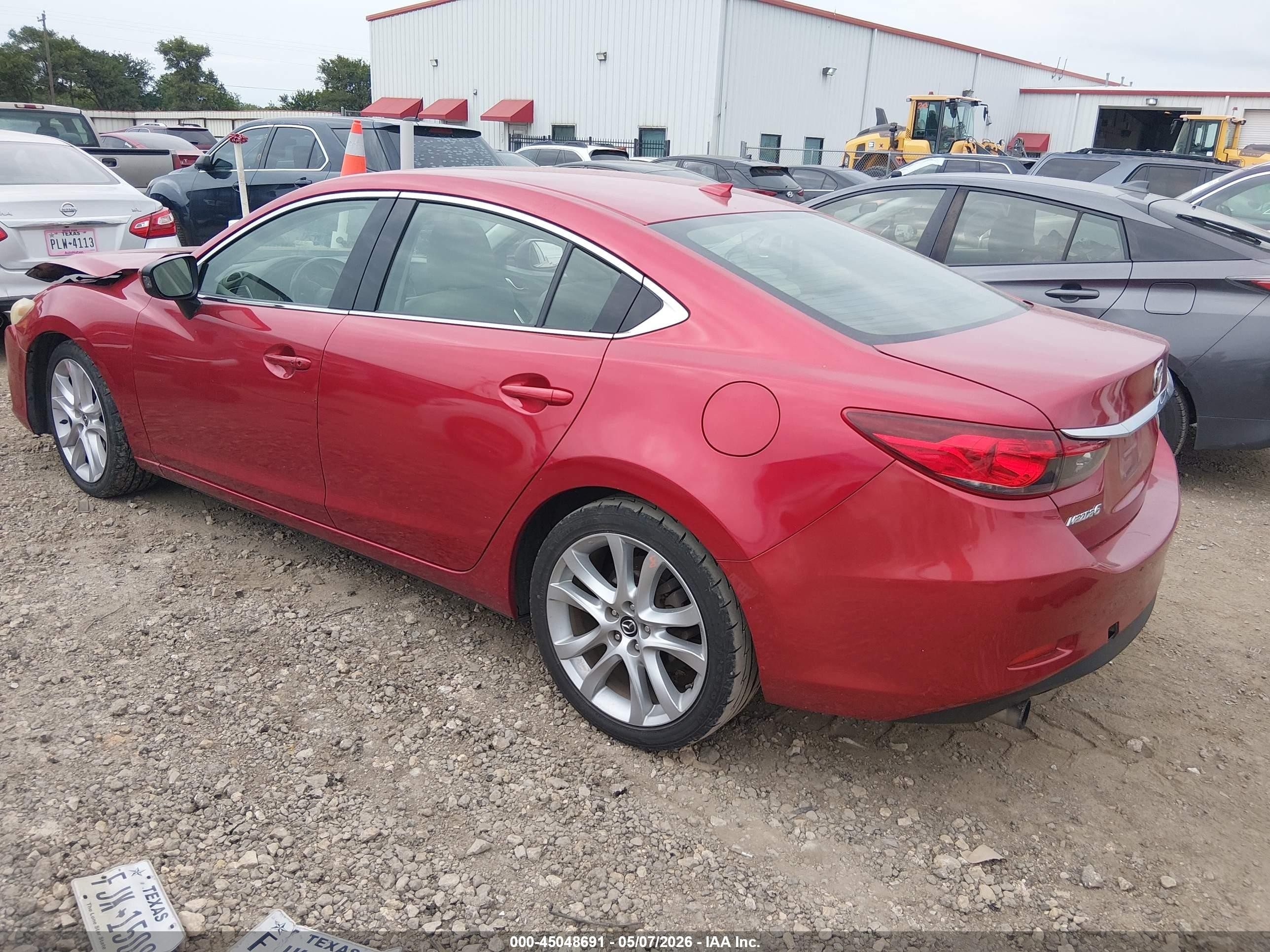 2015 Mazda Mazda6 I Touring Red vin: JM1GJ1T65F1176644