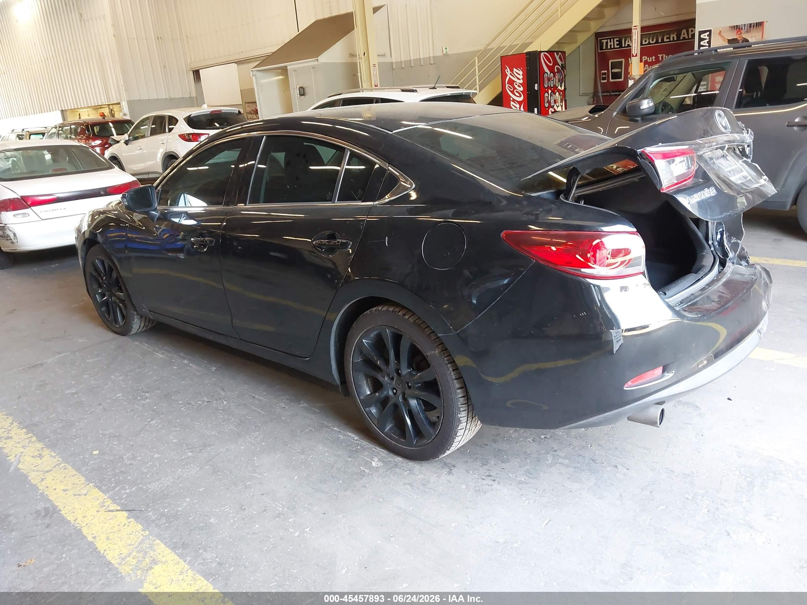 2014 Mazda Mazda6 I Touring Black vin: JM1GJ1T66E1122137